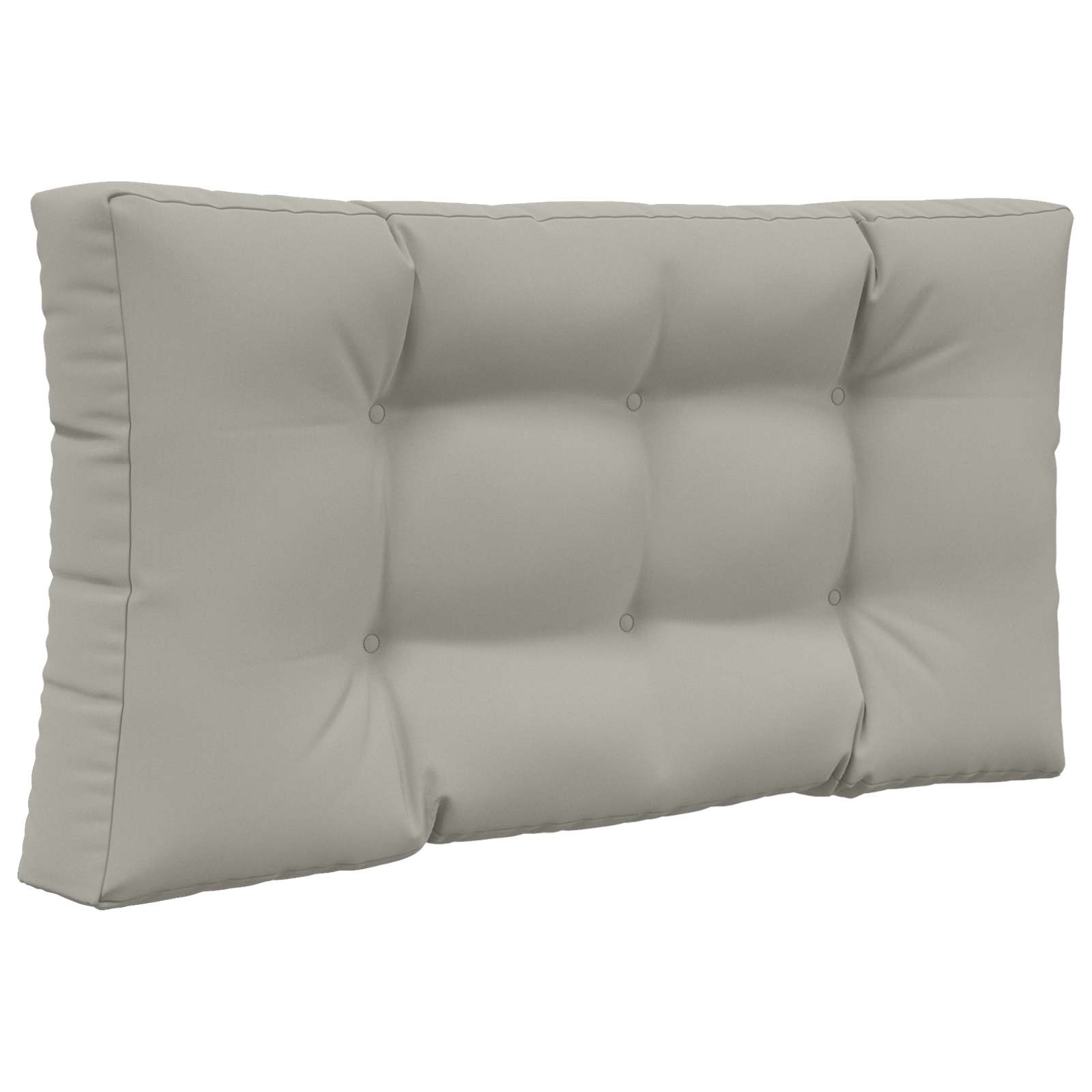 Cuscino per divano da esterno Poliestere Grigio 80 x 80 cm