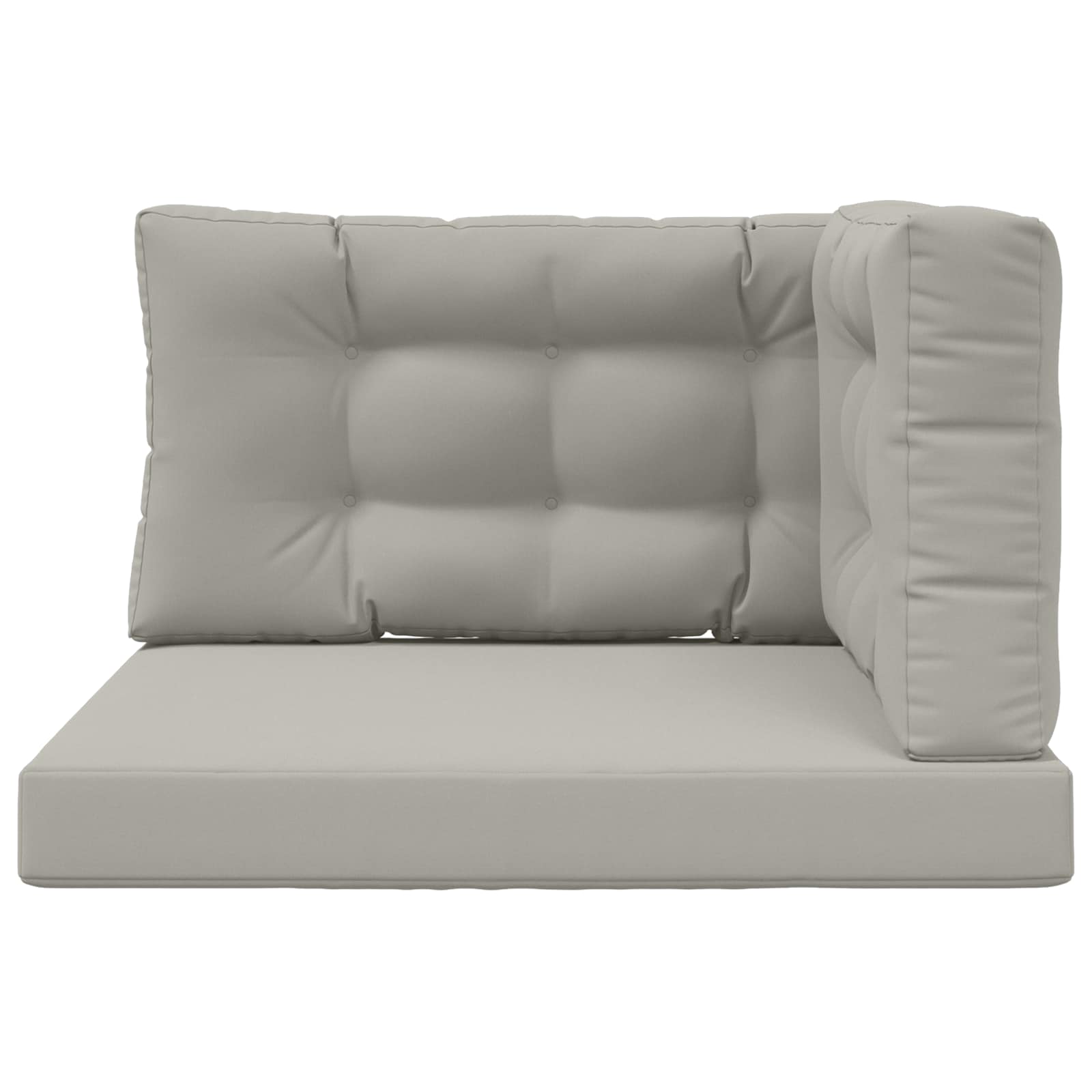 Cuscino per divano da esterno Poliestere Grigio 80 x 80 cm