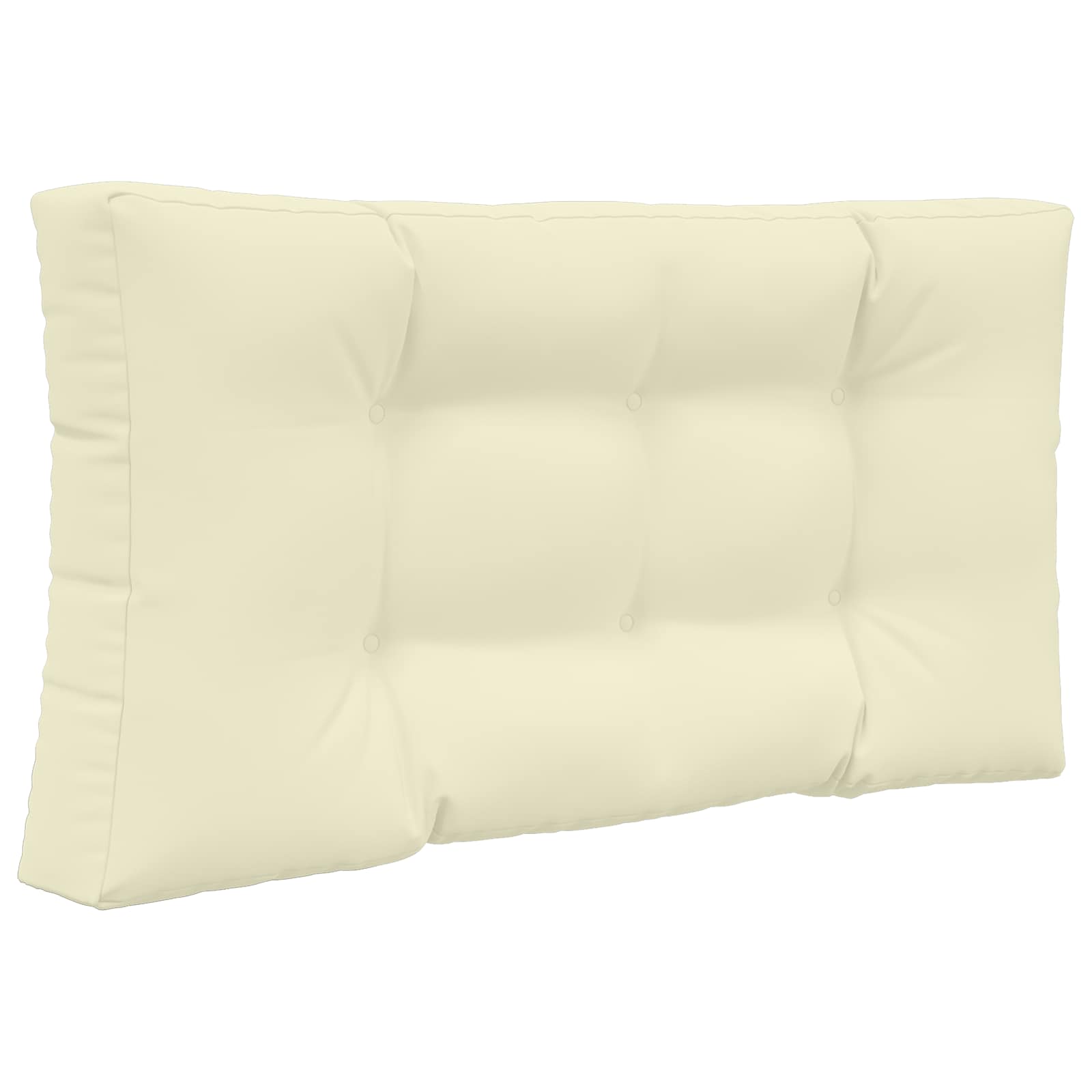 Cuscino per divano da esterno Poliestere Crema 80 x 80 cm