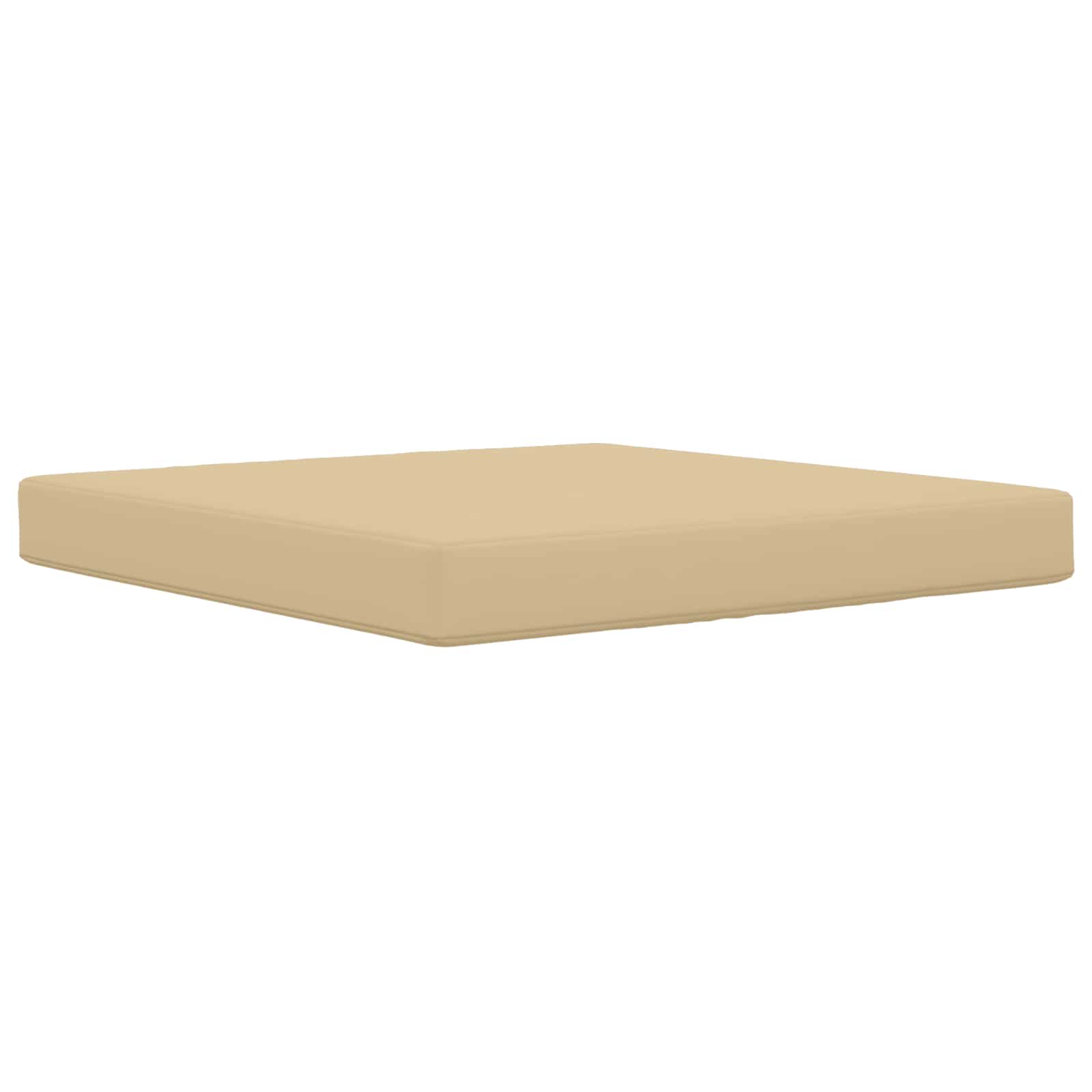 Cuscino per divano da esterno Poliestere Beige 80 x 80 cm