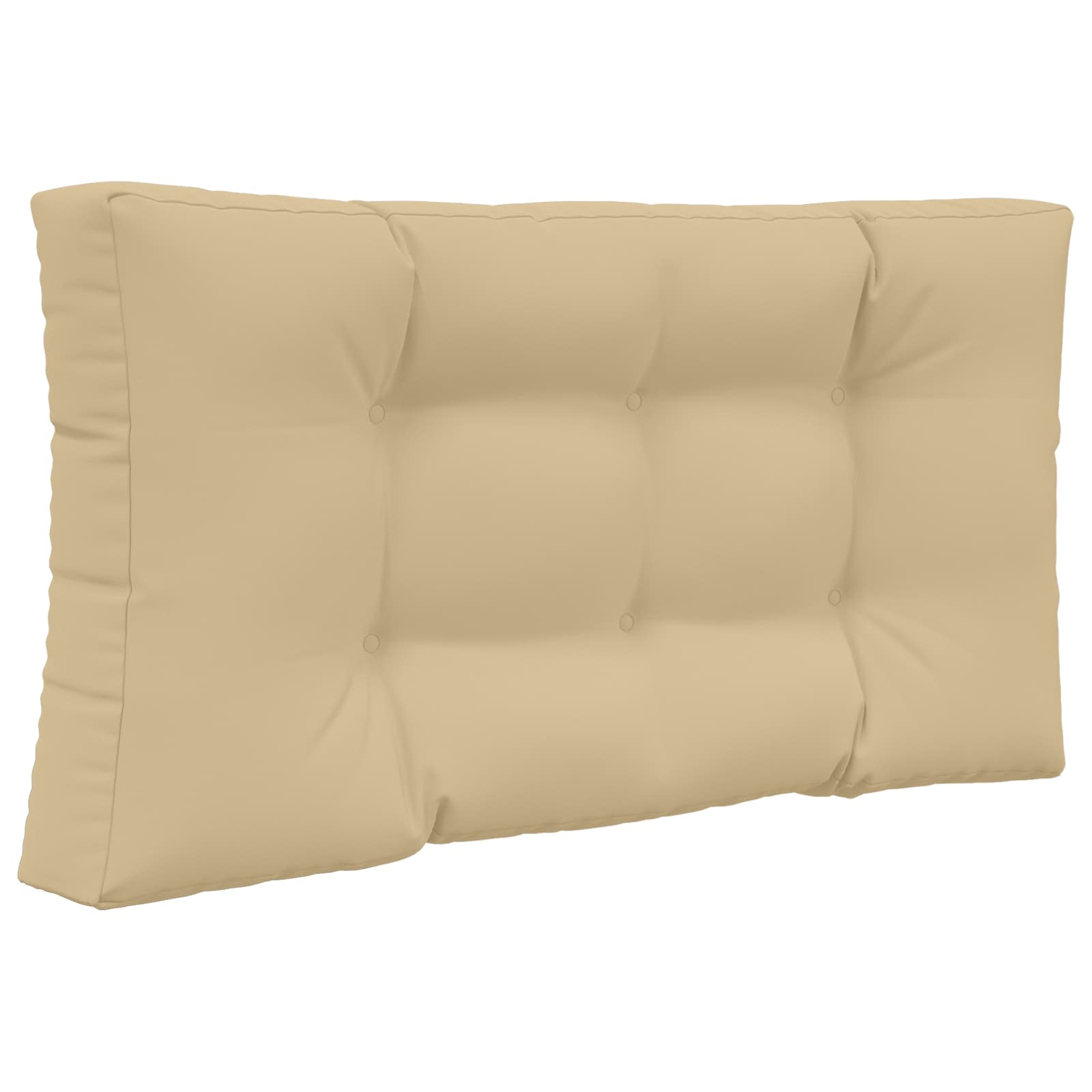 Cuscino per divano da esterno Poliestere Beige 80 x 80 cm