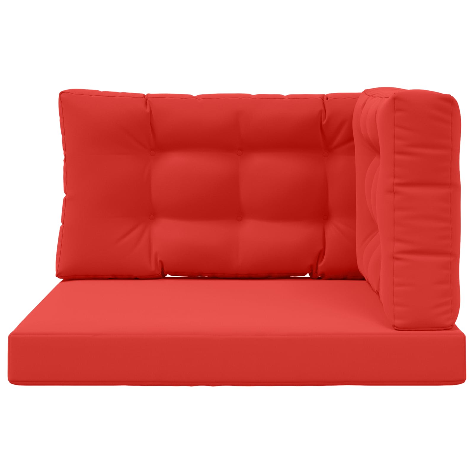 Cuscino per divano da esterno Poliestere Rosso 80 x 80 cm
