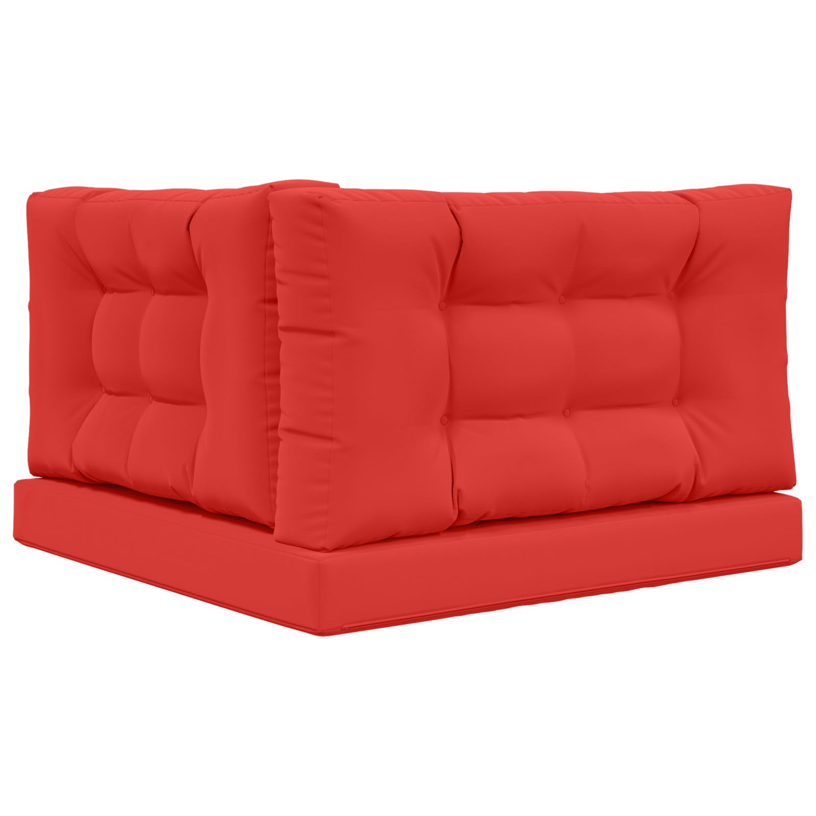 Cuscino per divano da esterno Poliestere Rosso 80 x 80 cm