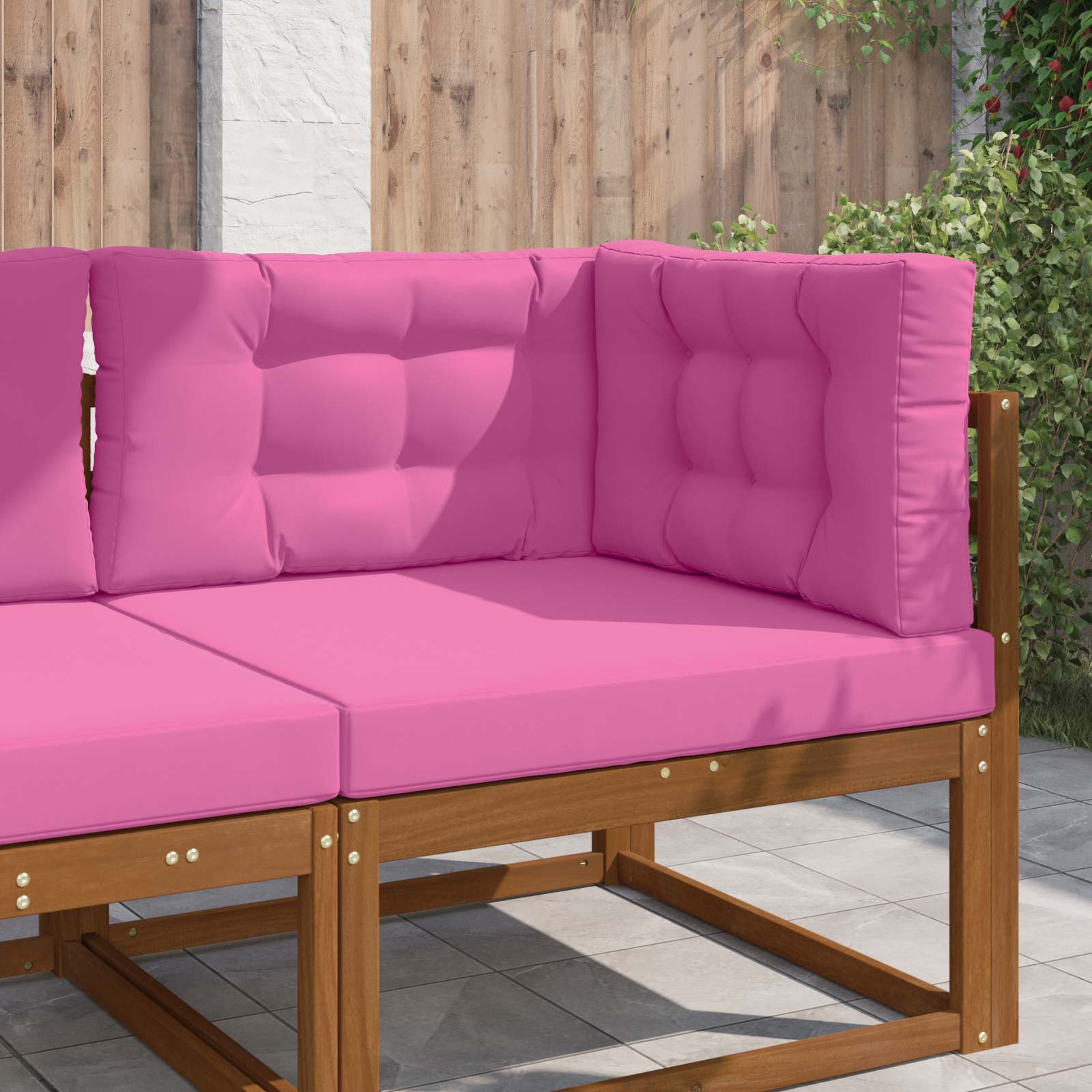 Cuscino per divano da esterno Poliestere Rosa 80 x 80 cm