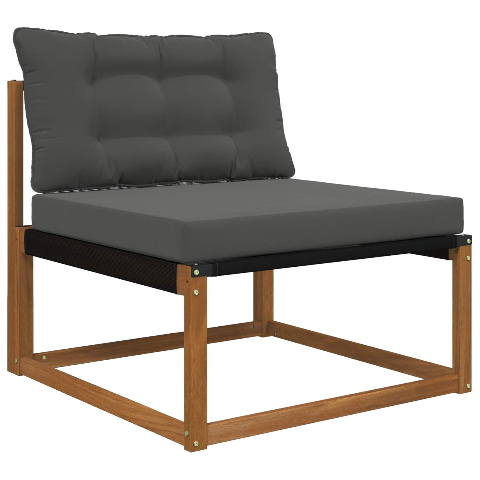 Cuscino per divano da esterno Poliestere Antracite 80 x 68,5 cm