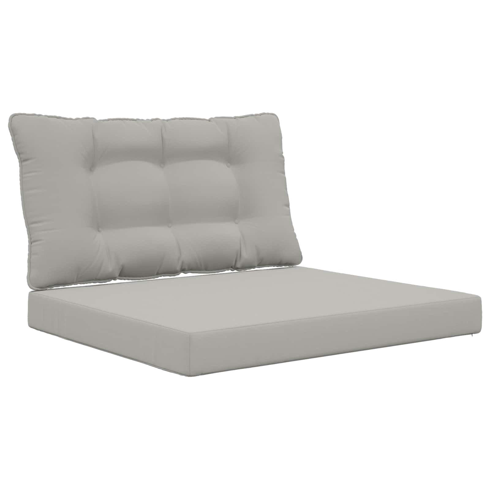 Cuscino per divano da esterno Poliestere Grigio 80 x 68,5 cm