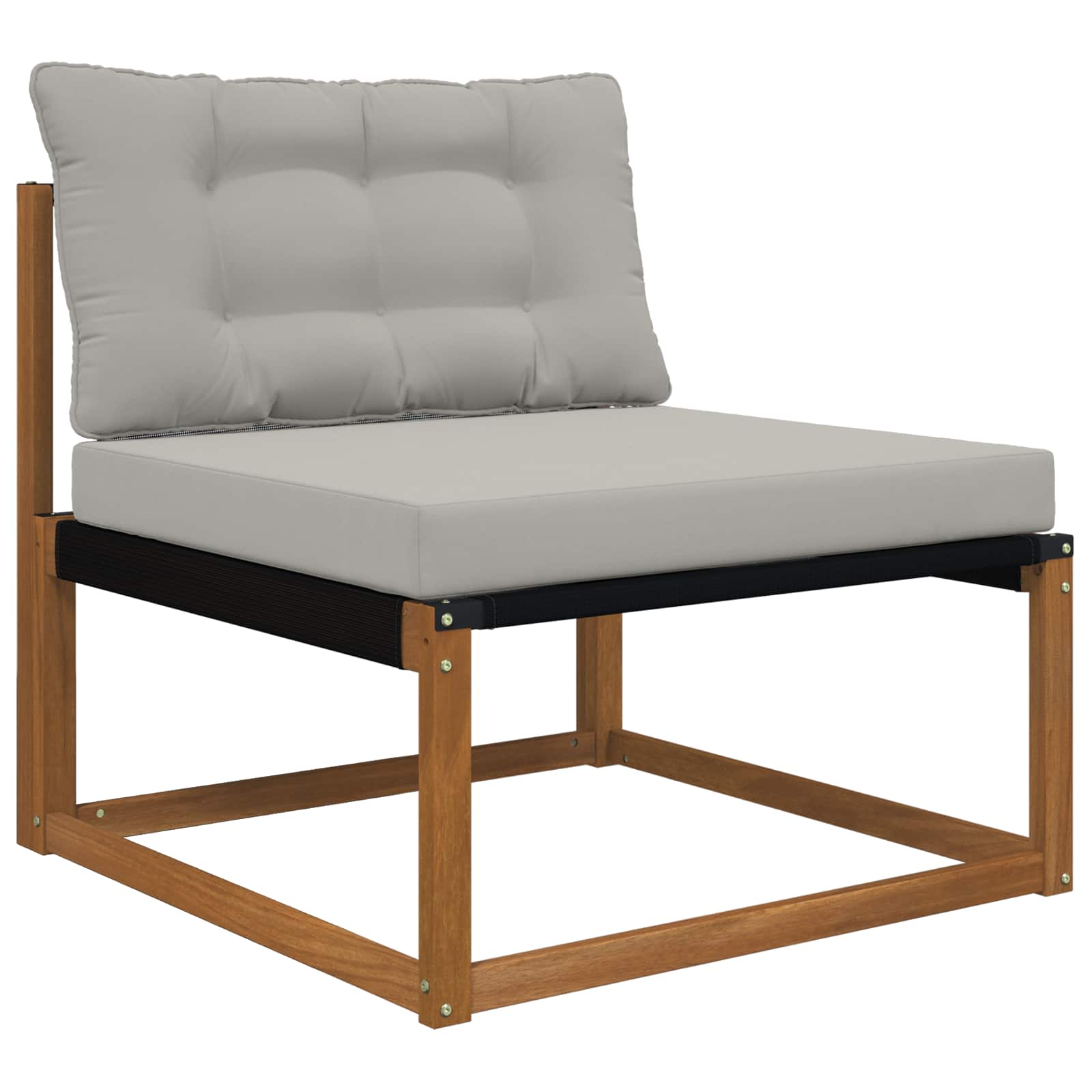 Cuscino per divano da esterno Poliestere Grigio 80 x 68,5 cm