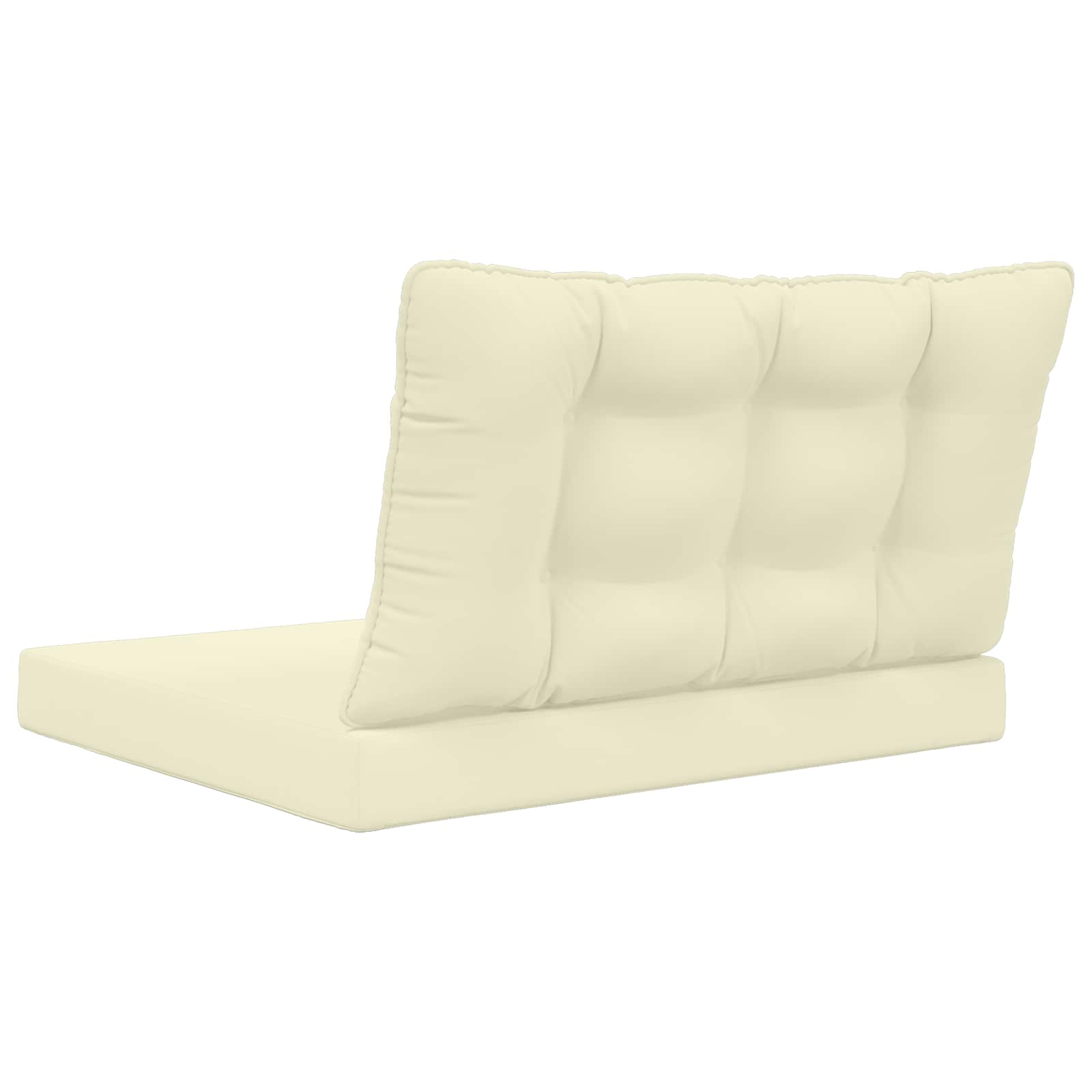 Cuscino per divano da esterno Poliestere Crema 80 x 68,5 cm