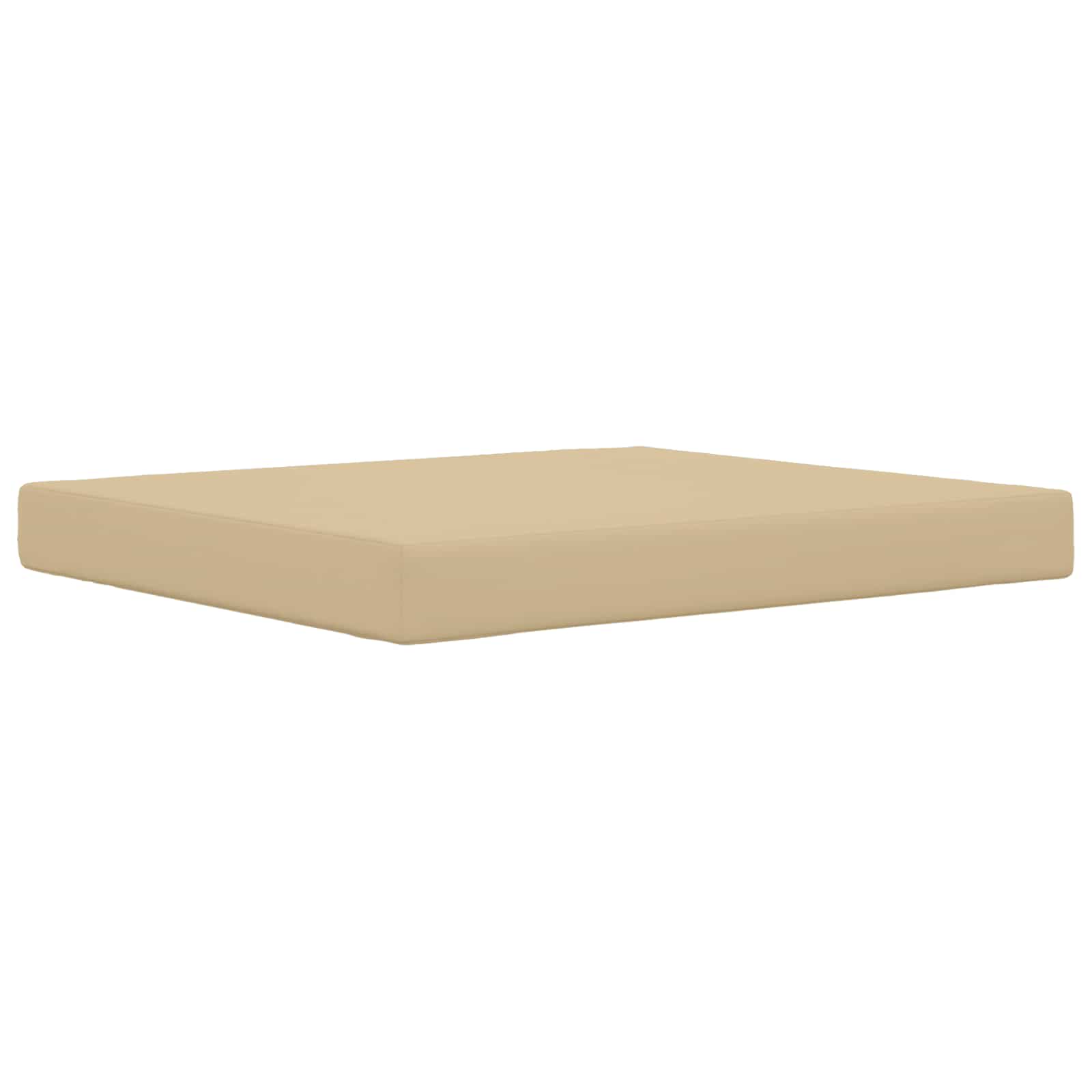 Cuscino per divano da esterno Poliestere Beige 80 x 68,5 cm