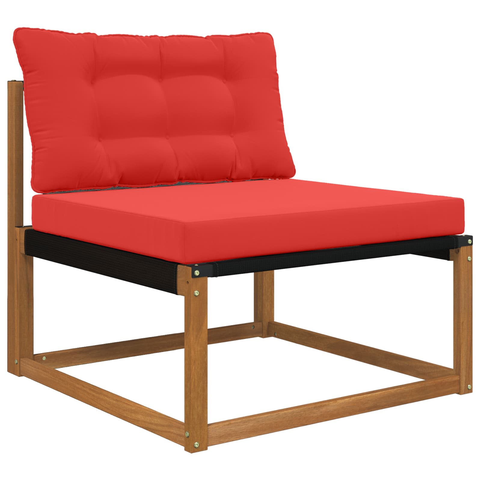 Cuscino per divano da esterno Poliestere Rosso 80 x 68,5 cm