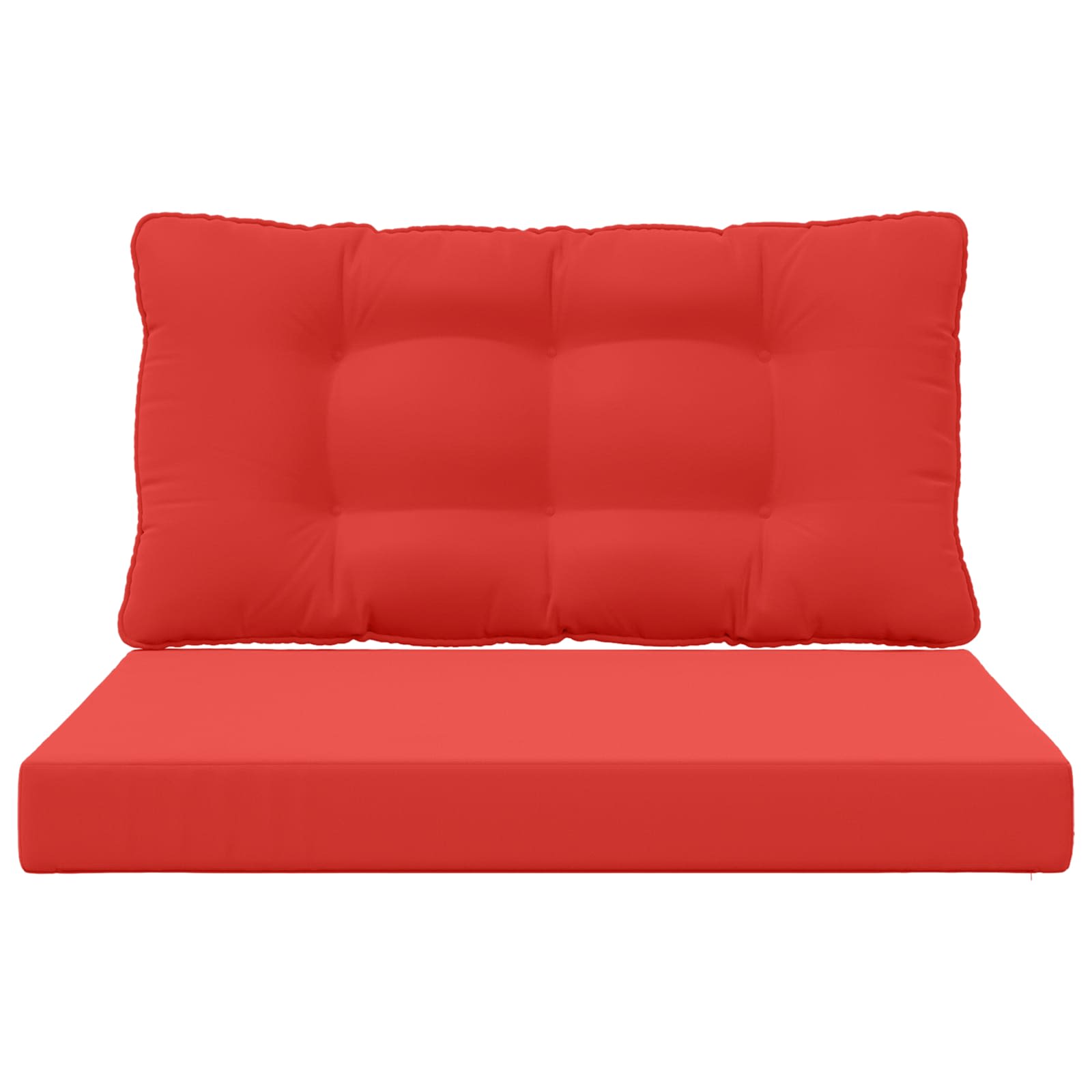 Cuscino per divano da esterno Poliestere Rosso 80 x 68,5 cm