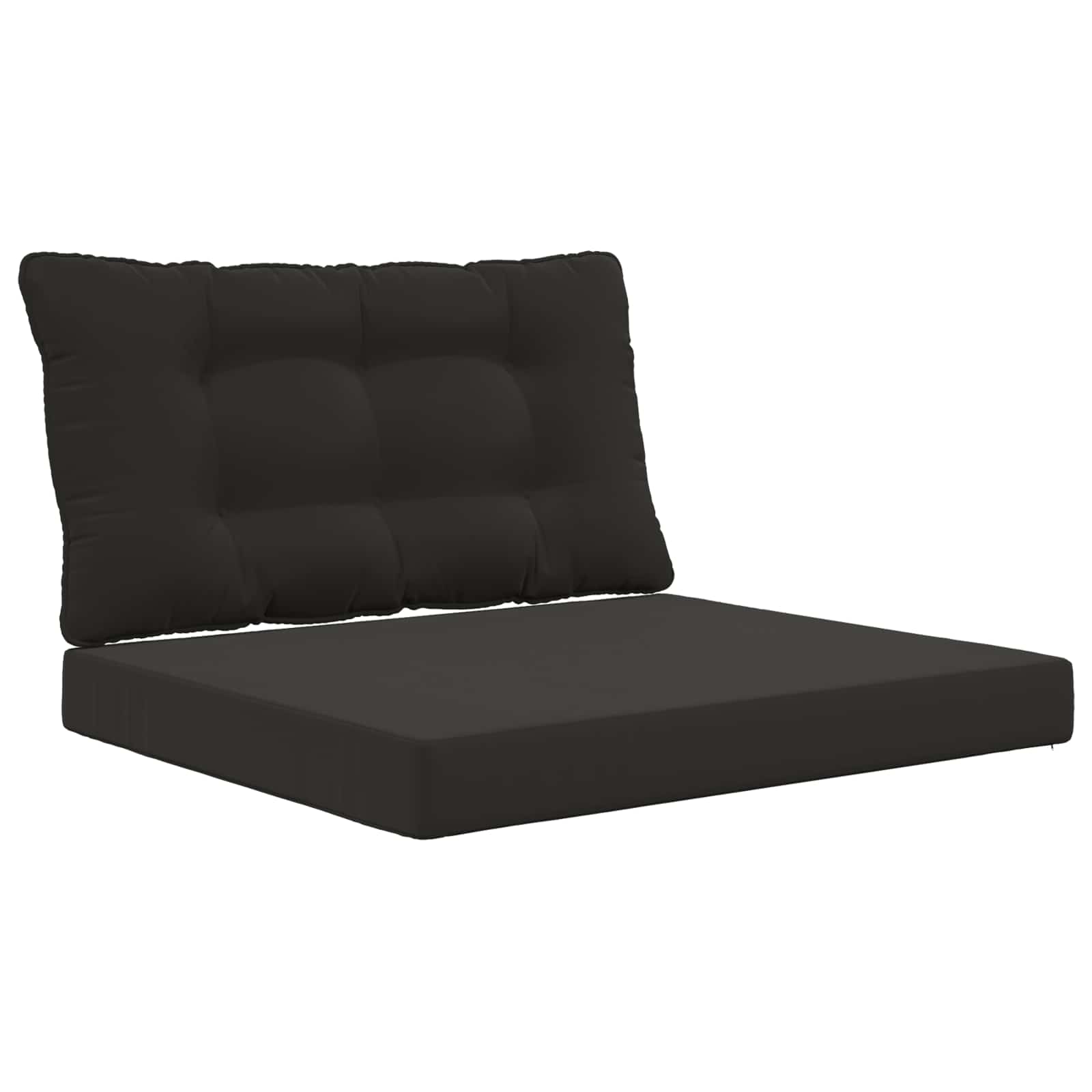Cuscino per divano da esterno Poliestere Nero 80 x 68,5 cm