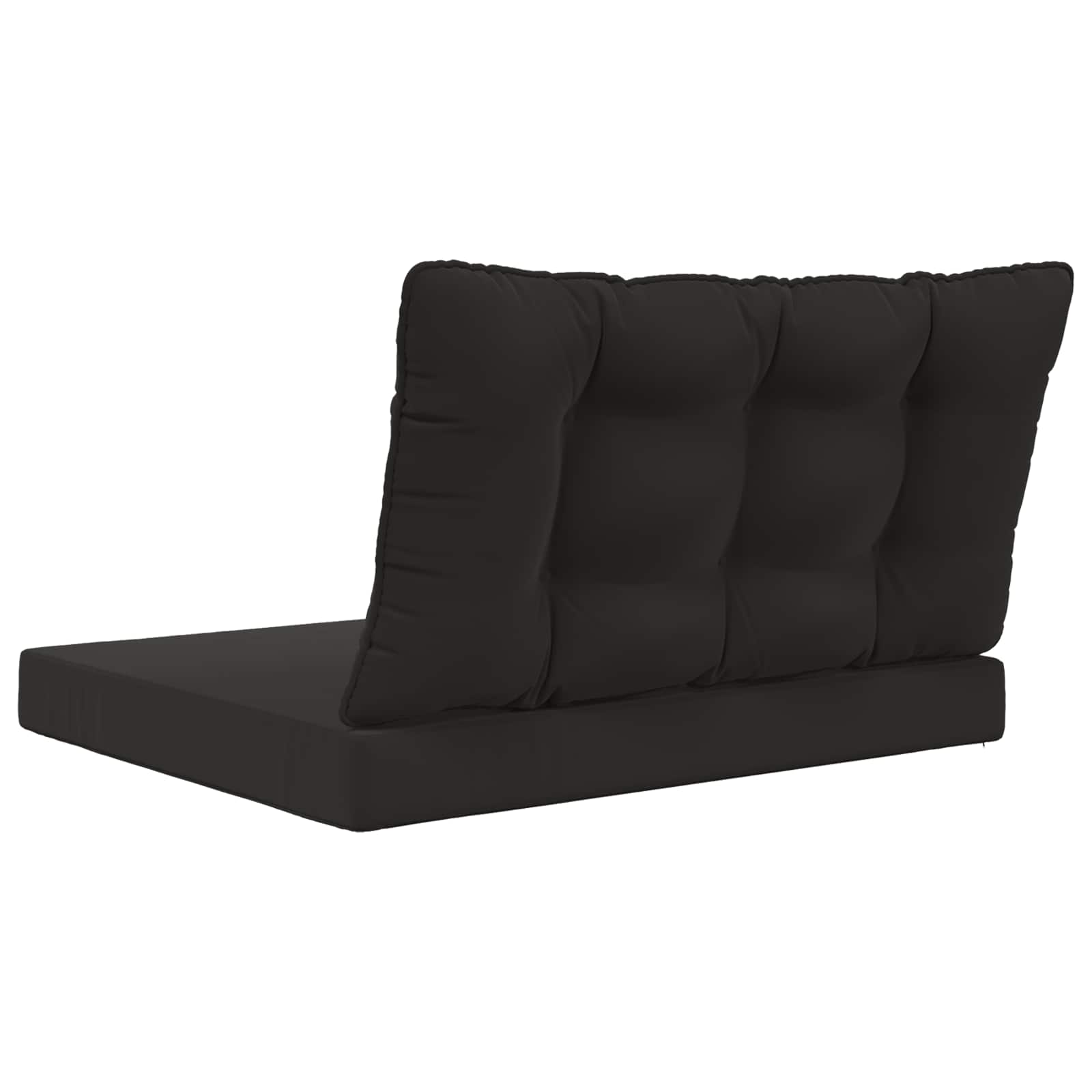 Cuscino per divano da esterno Poliestere Nero 80 x 68,5 cm
