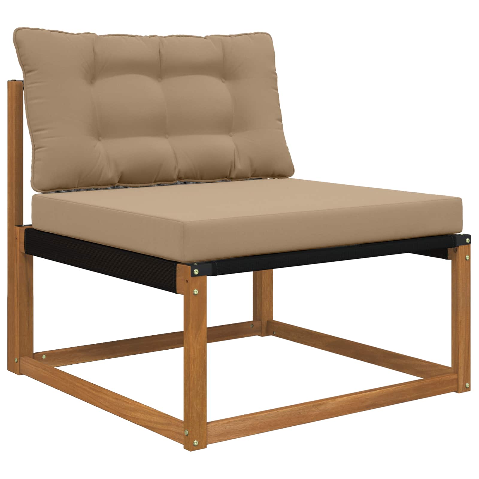 Cuscino per divano da esterno Poliestere Tortora 80 x 68,5 cm