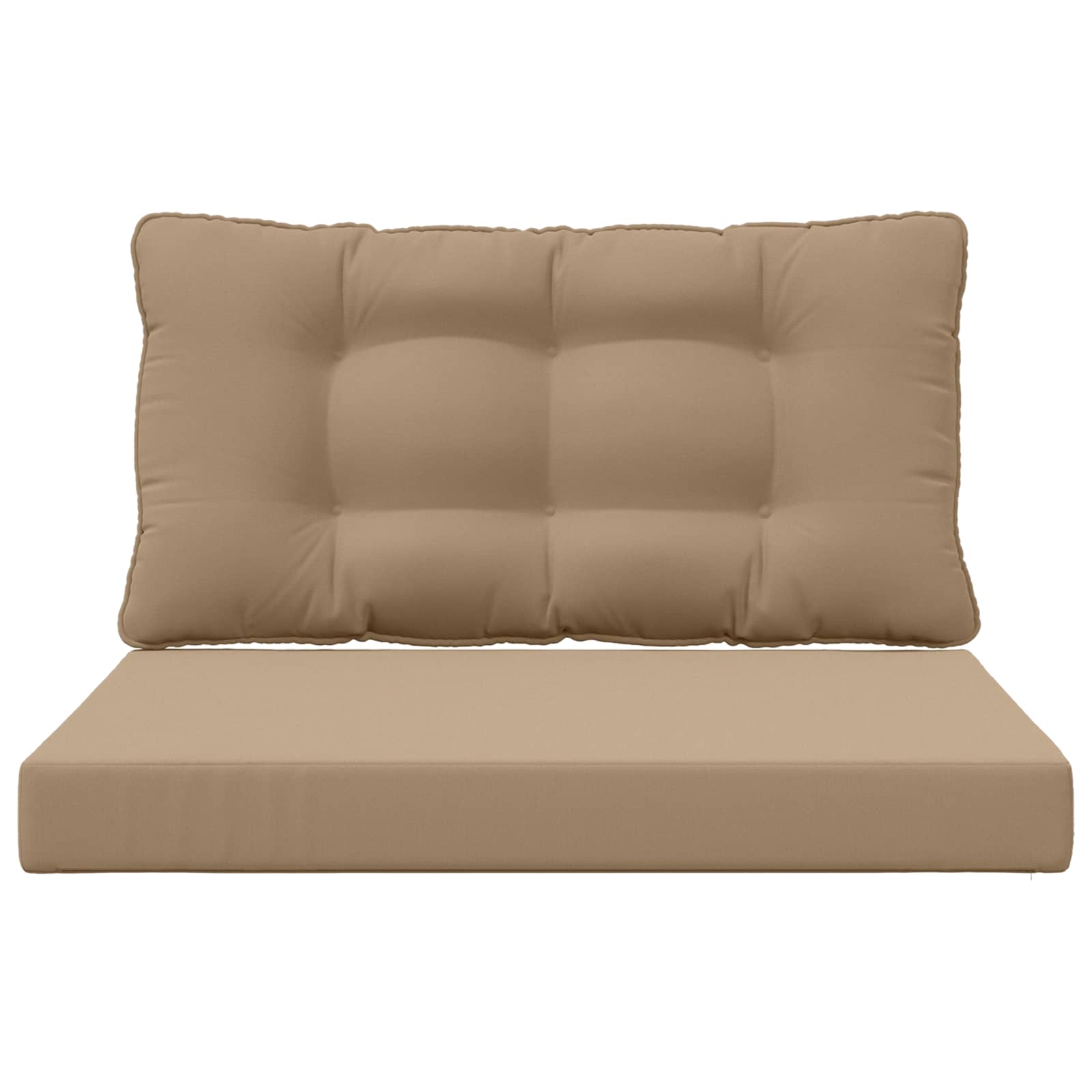 Cuscino per divano da esterno Poliestere Tortora 80 x 68,5 cm