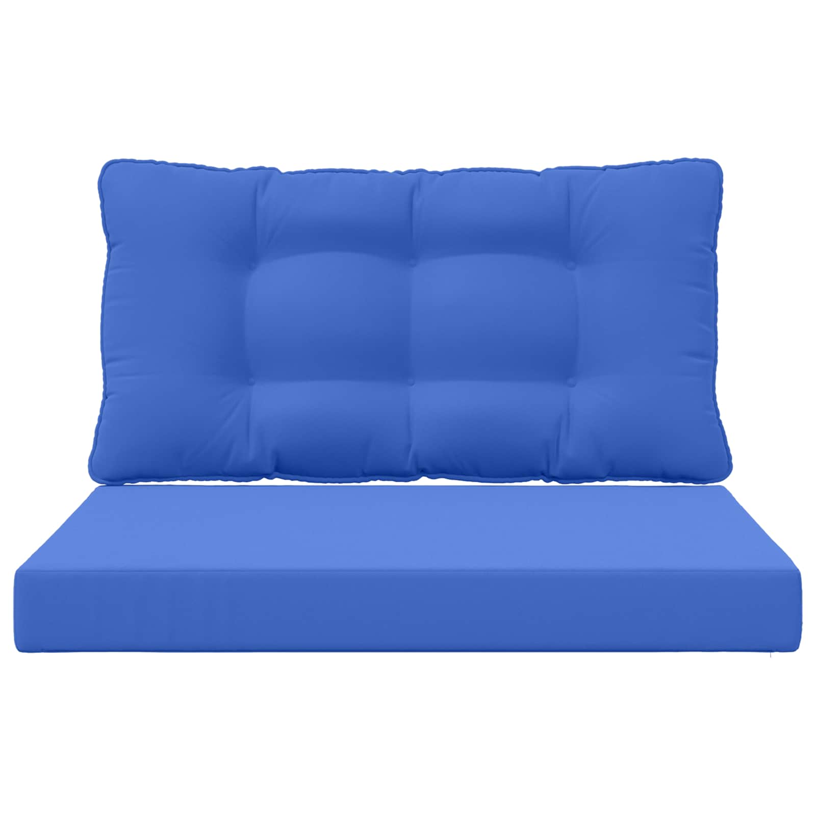 Cuscino per divano da esterno Poliestere Blu Reale 80 x 68,5 cm