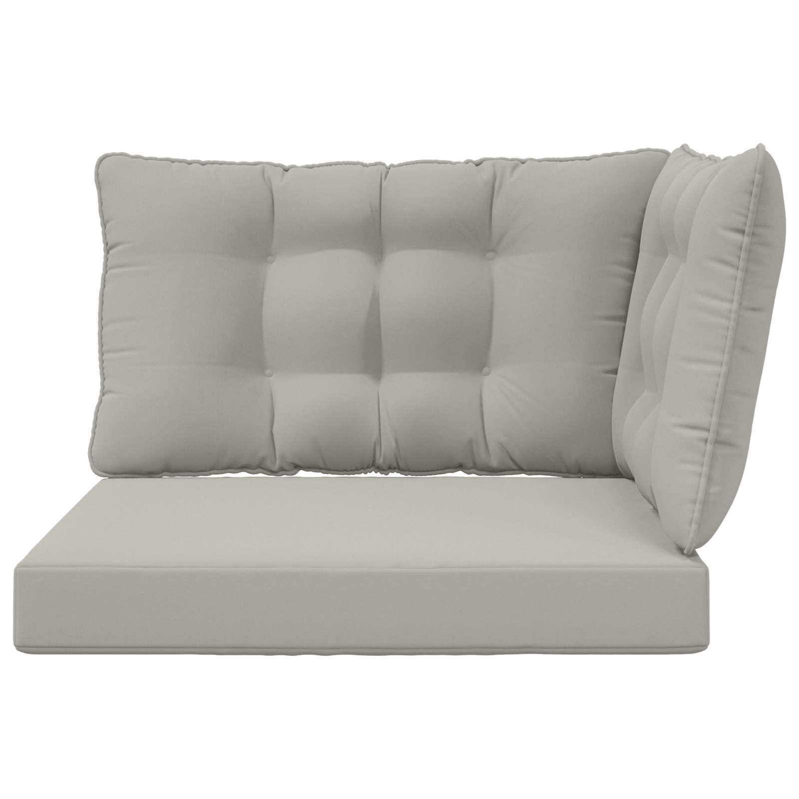 Cuscino per divano da esterno Poliestere Grigio 68,5 x 68,5 cm