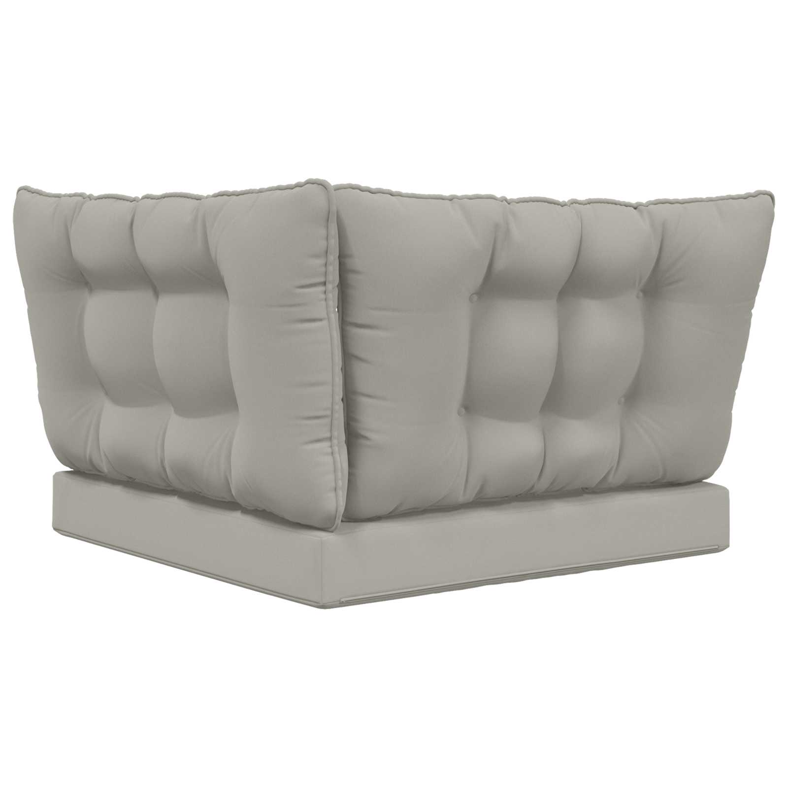 Cuscino per divano da esterno Poliestere Grigio 68,5 x 68,5 cm