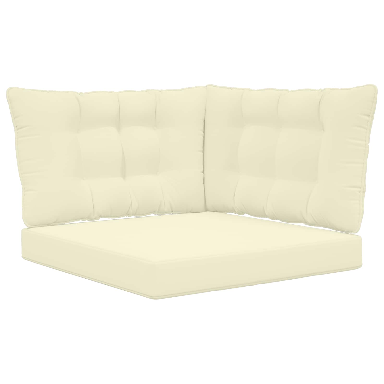 Cuscino per divano da esterno Poliestere Crema 68,5 x 68,5 cm