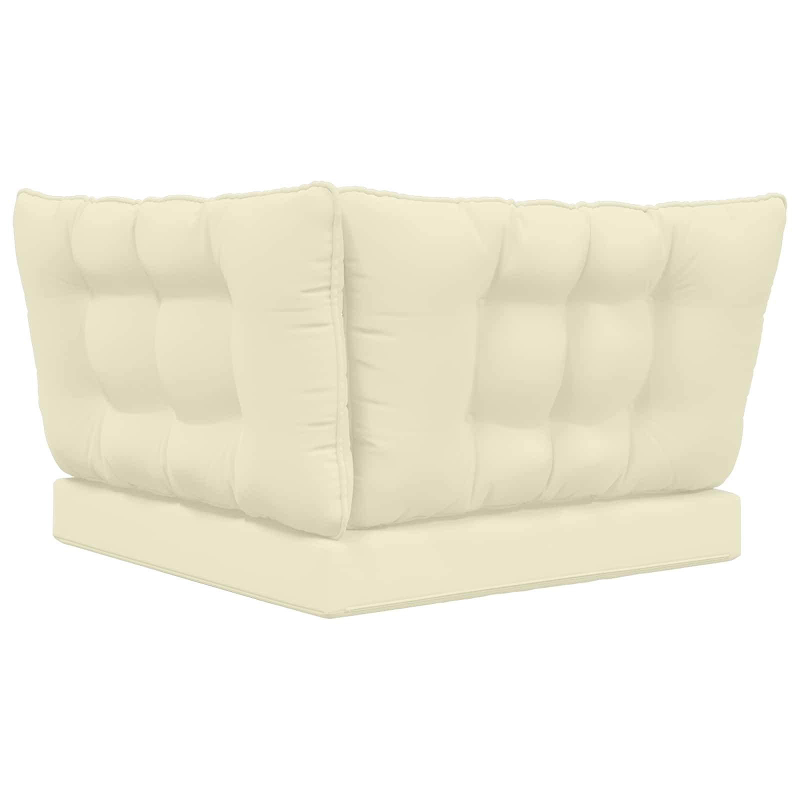 Cuscino per divano da esterno Poliestere Crema 68,5 x 68,5 cm