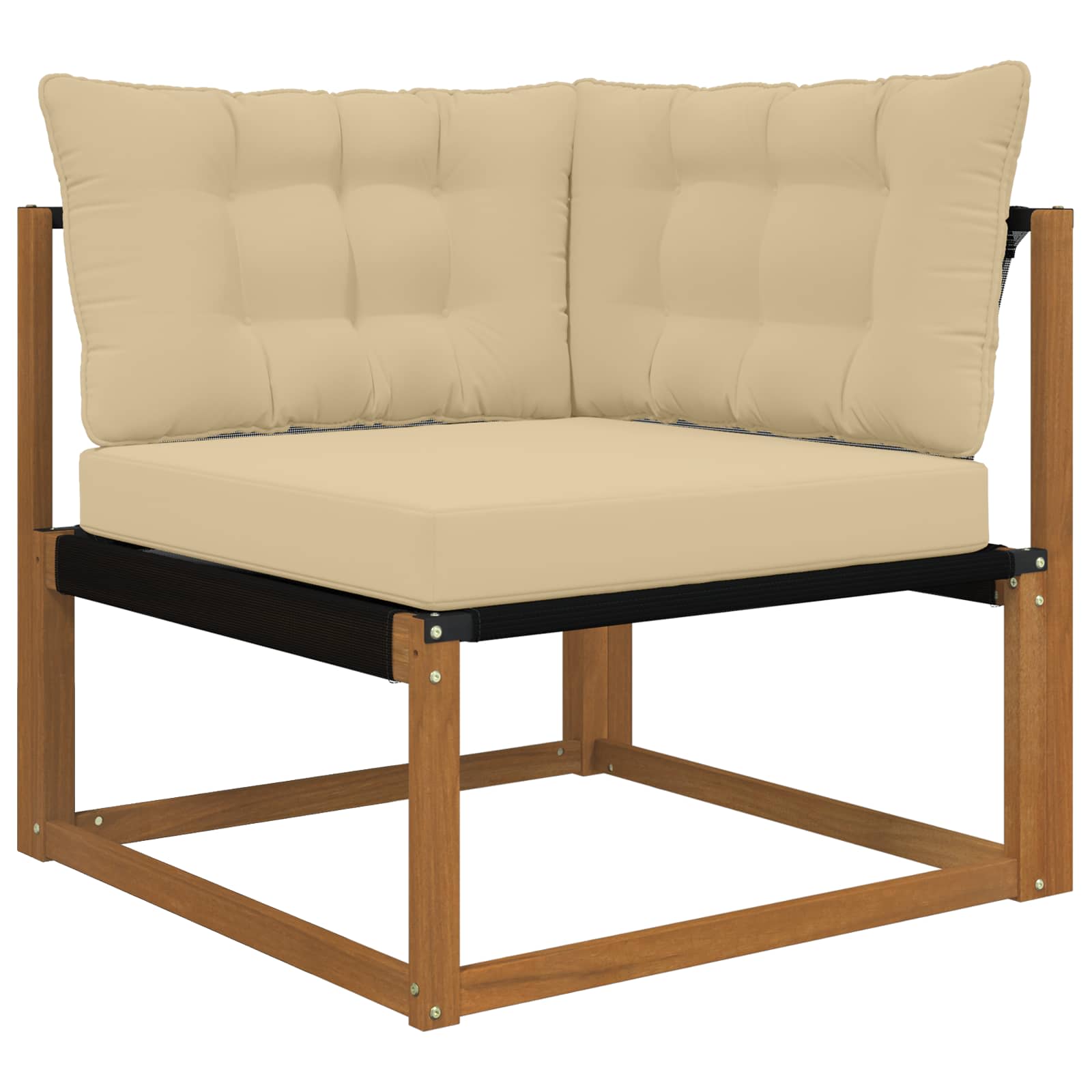 Cuscino per divano da esterno Poliestere Beige 68,5 x 68,5 cm
