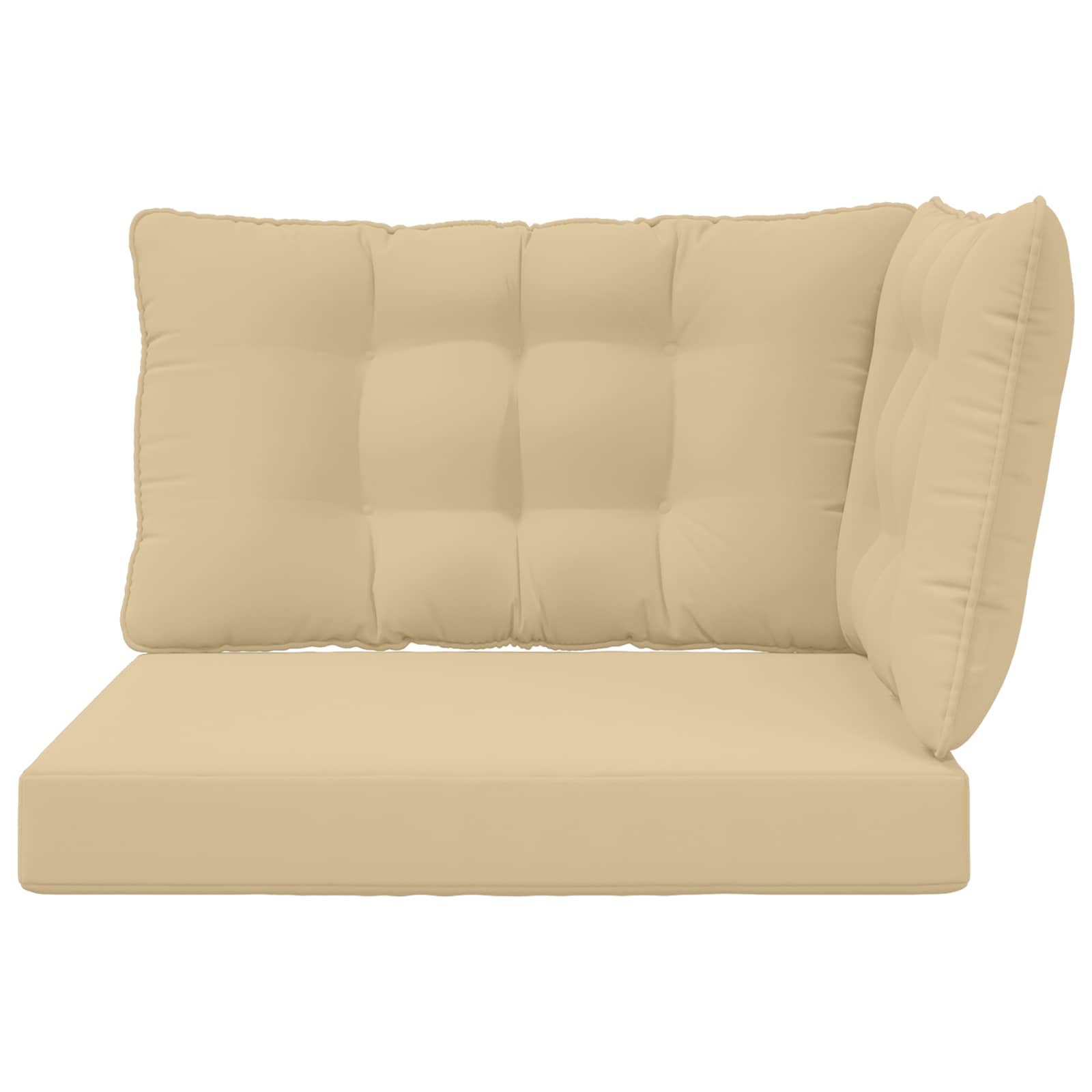 Cuscino per divano da esterno Poliestere Beige 68,5 x 68,5 cm
