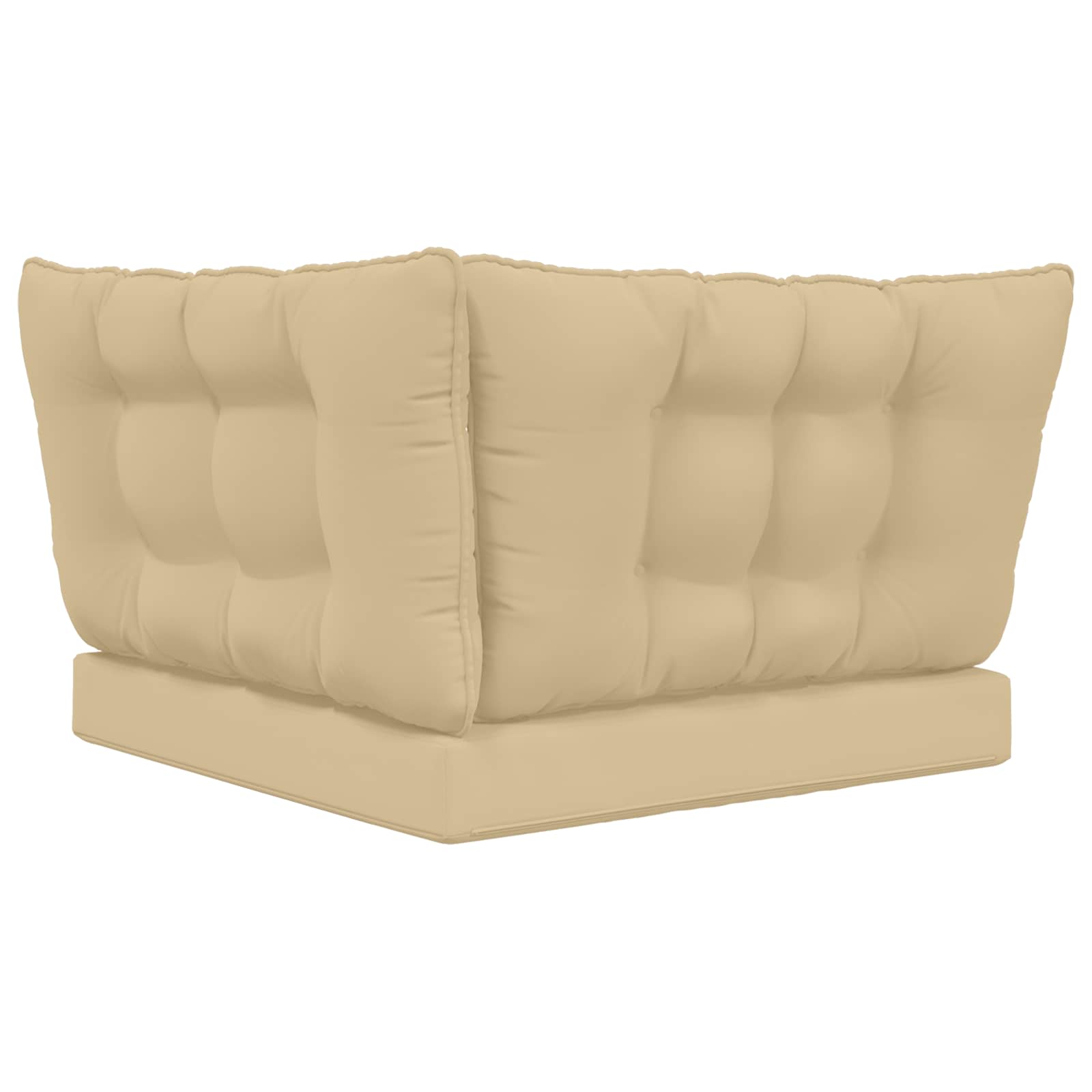 Cuscino per divano da esterno Poliestere Beige 68,5 x 68,5 cm