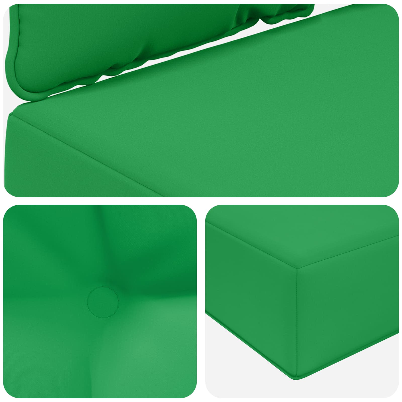 Cuscino per divano da esterno Poliestere Verde 68,5 x 68,5 cm