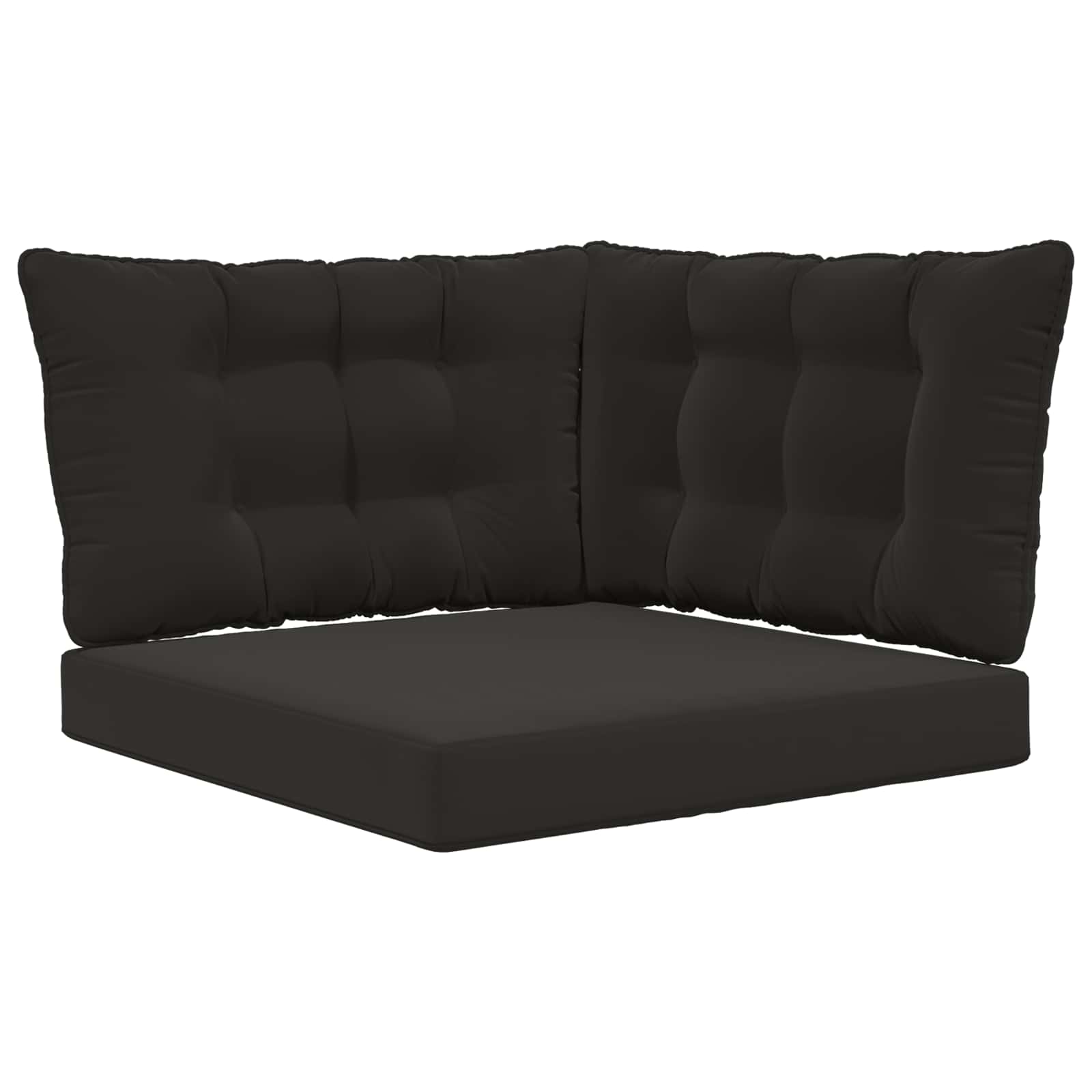 Cuscino per divano da esterno Poliestere Nero 68,5 x 68,5 cm