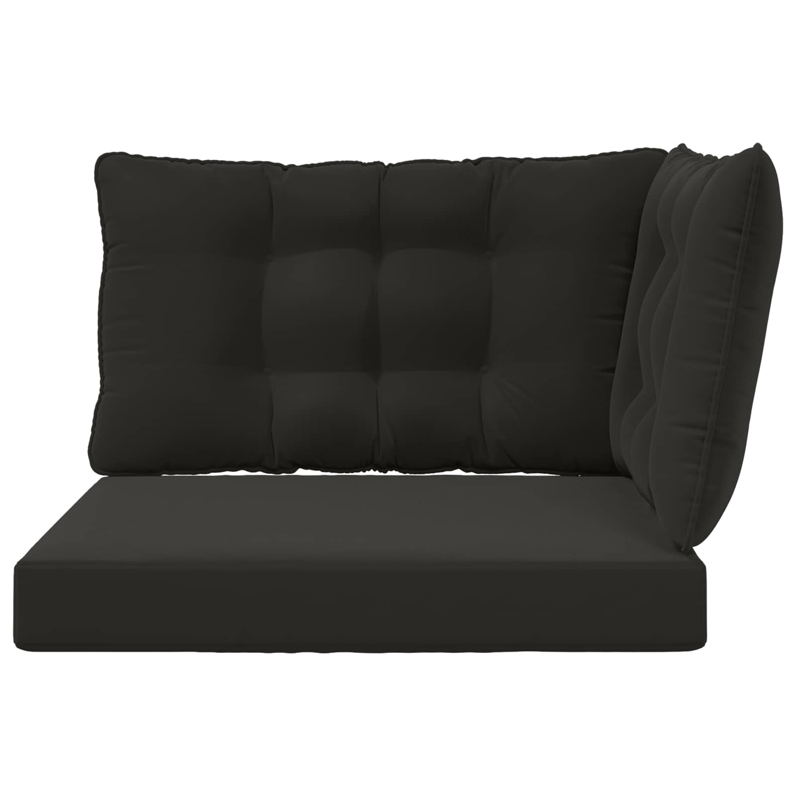 Cuscino per divano da esterno Poliestere Nero 68,5 x 68,5 cm