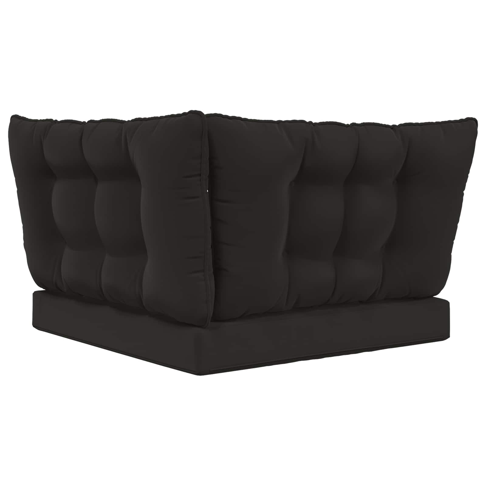 Cuscino per divano da esterno Poliestere Nero 68,5 x 68,5 cm