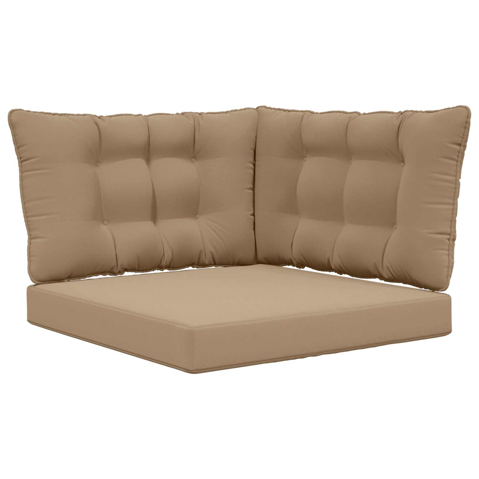 Cuscino per divano da esterno Poliestere Tortora 68,5 x 68,5 cm