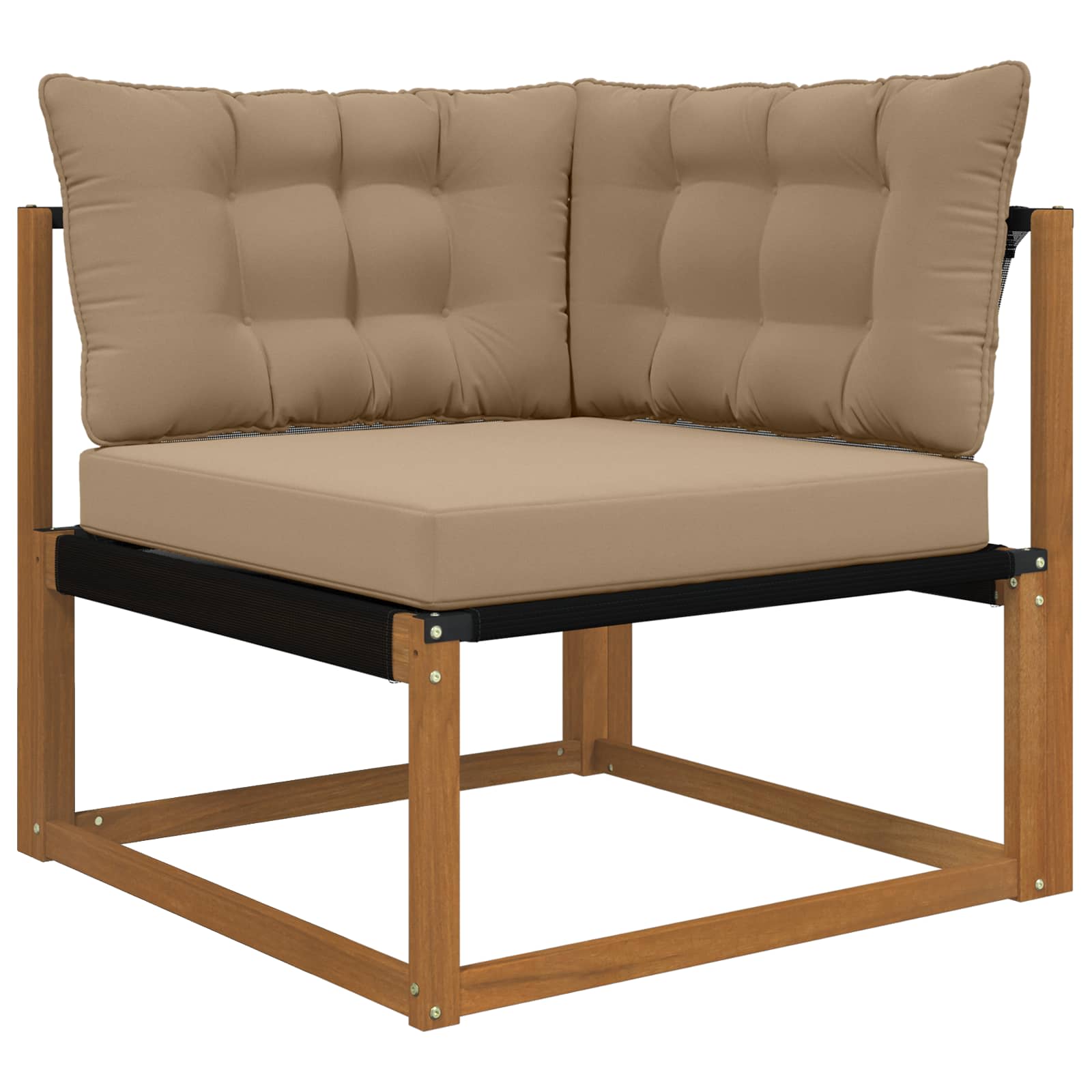 Cuscino per divano da esterno Poliestere Tortora 68,5 x 68,5 cm