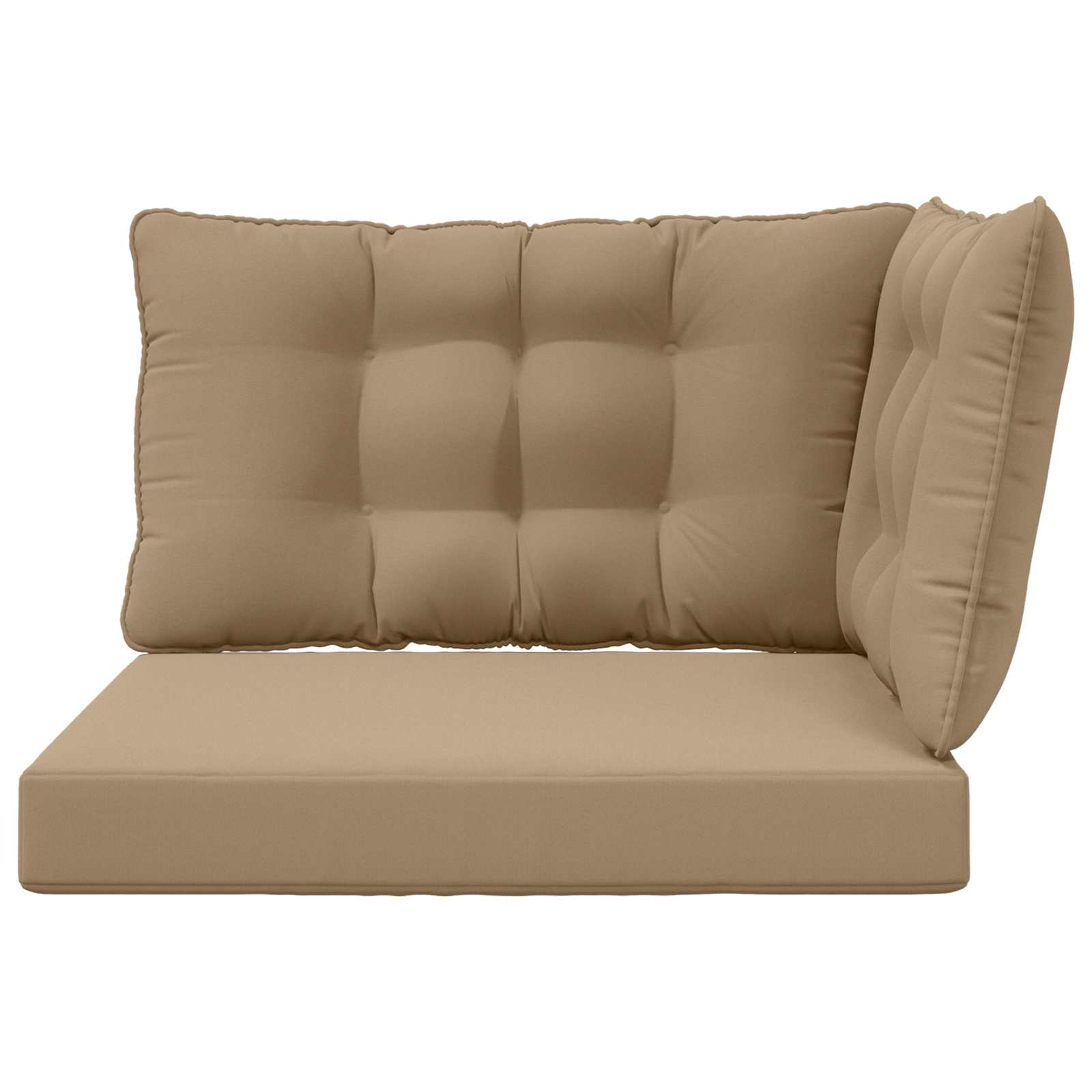 Cuscino per divano da esterno Poliestere Tortora 68,5 x 68,5 cm
