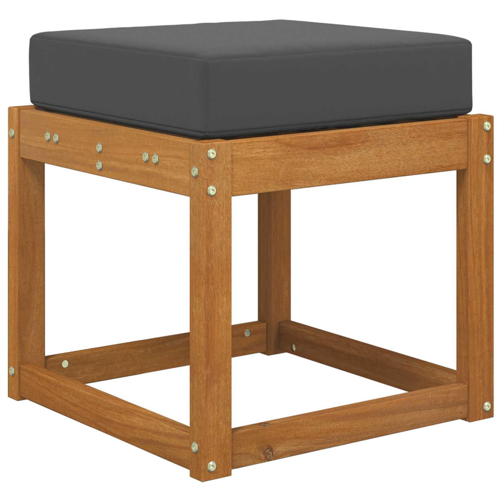 Cuscino da Sedia Esterno 100% Poliestere Antracite