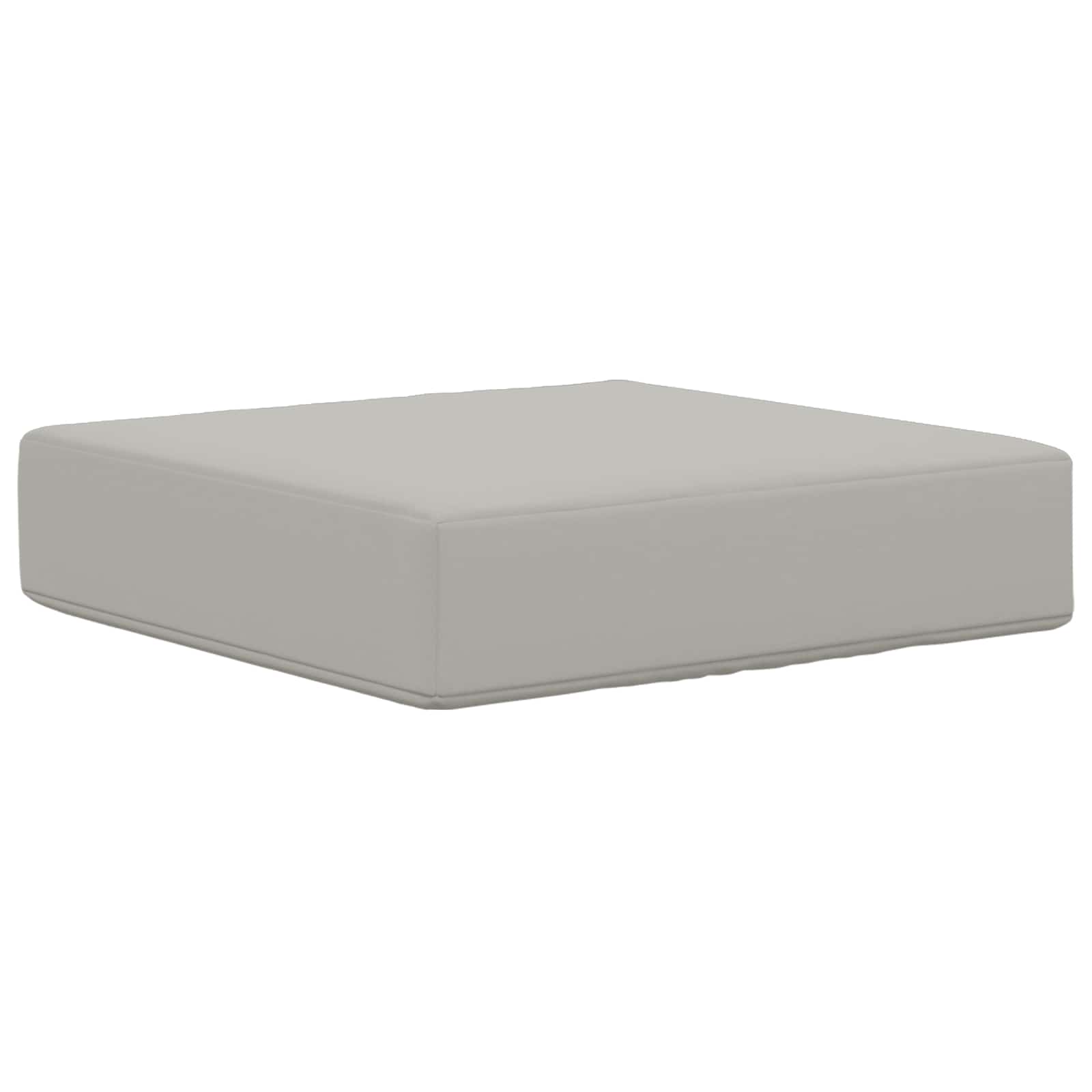 Cuscino da Sedia Esterno 100% Poliestere Grigio 40 x 40 x 8 cm