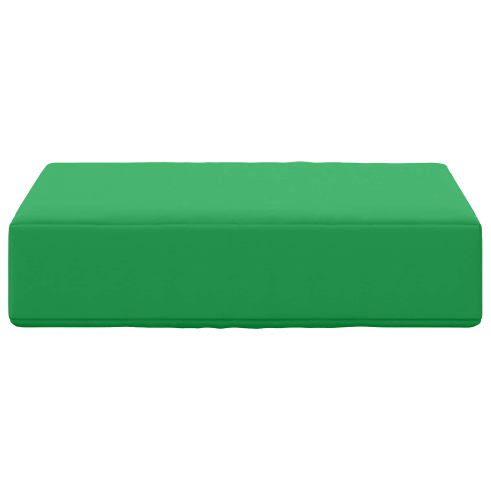 Cuscino da Sedia Esterno 100% Poliestere Verde 40 x 40 x 8 cm
