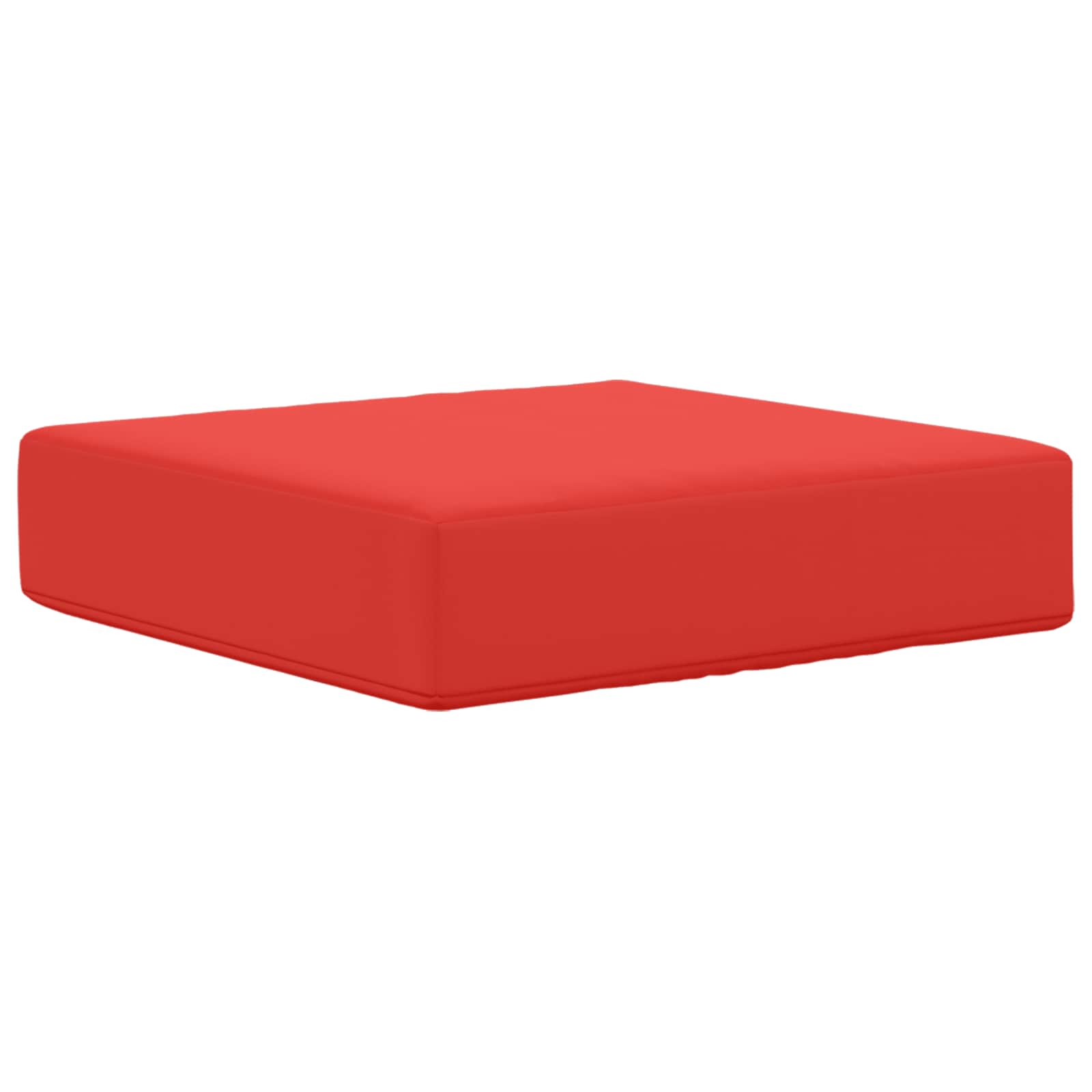 Cuscino da Sedia Esterno 100% Poliestere Rosso 40 x 40 x 8 cm
