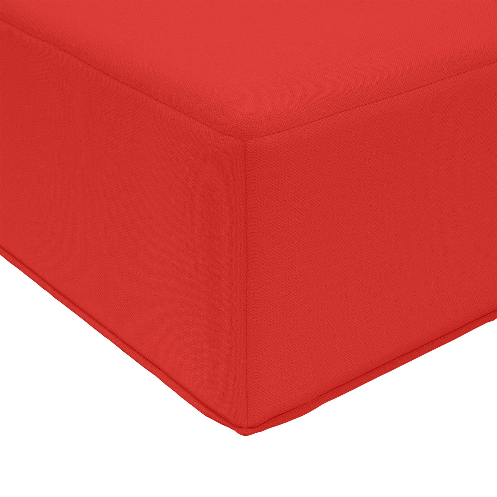 Cuscino da Sedia Esterno 100% Poliestere Rosso 40 x 40 x 8 cm