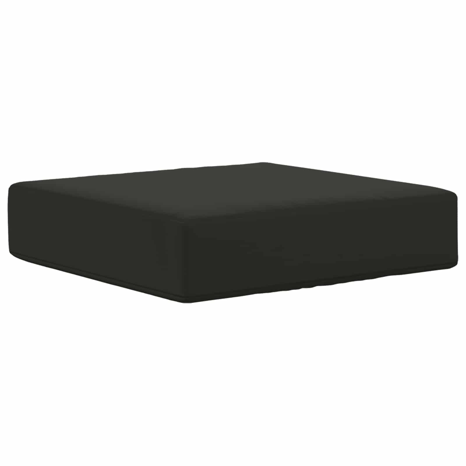 Cuscino da Sedia Esterno 100% Poliestere Nero 40 x 40 x 8 cm