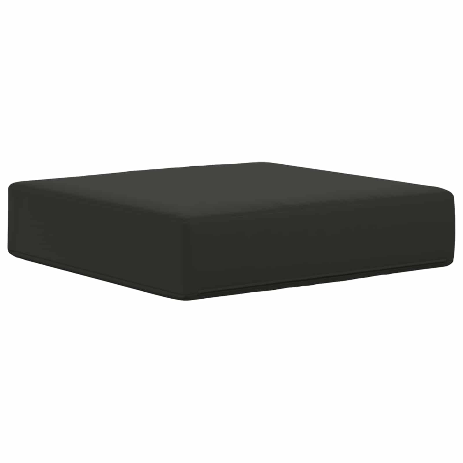 Cuscino da Sedia Esterno 100% Poliestere Nero 40 x 40 x 8 cm