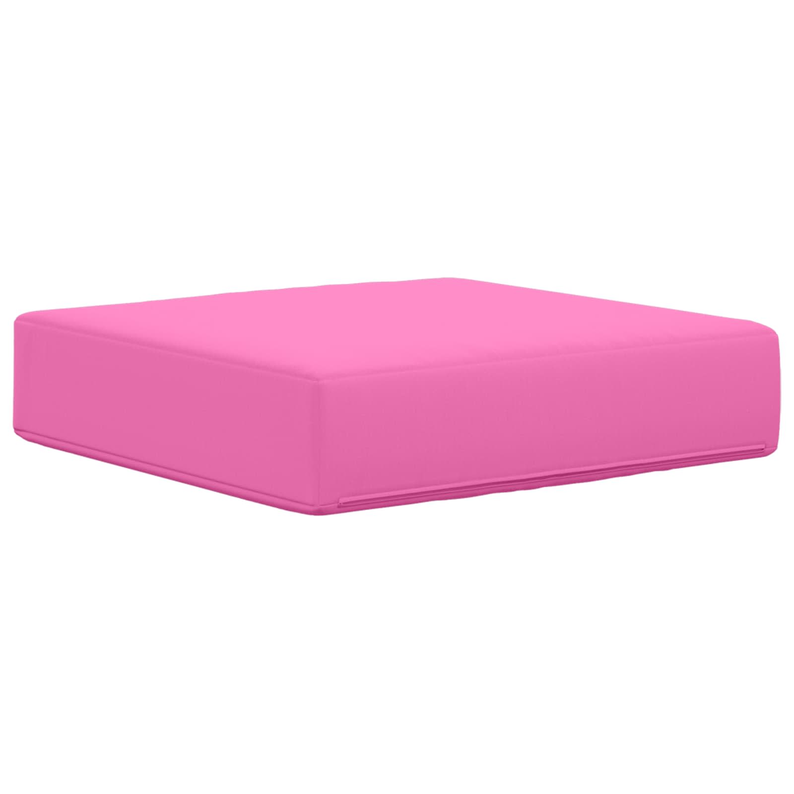 Cuscino da Sedia Esterno 100% Poliestere Rosa 40 x 40 x 8 cm