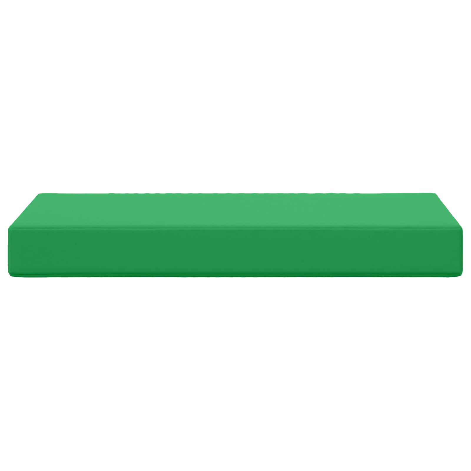 Cuscino da Sedia Esterno 100% Poliestere Verde 80 x 40 x 8 cm