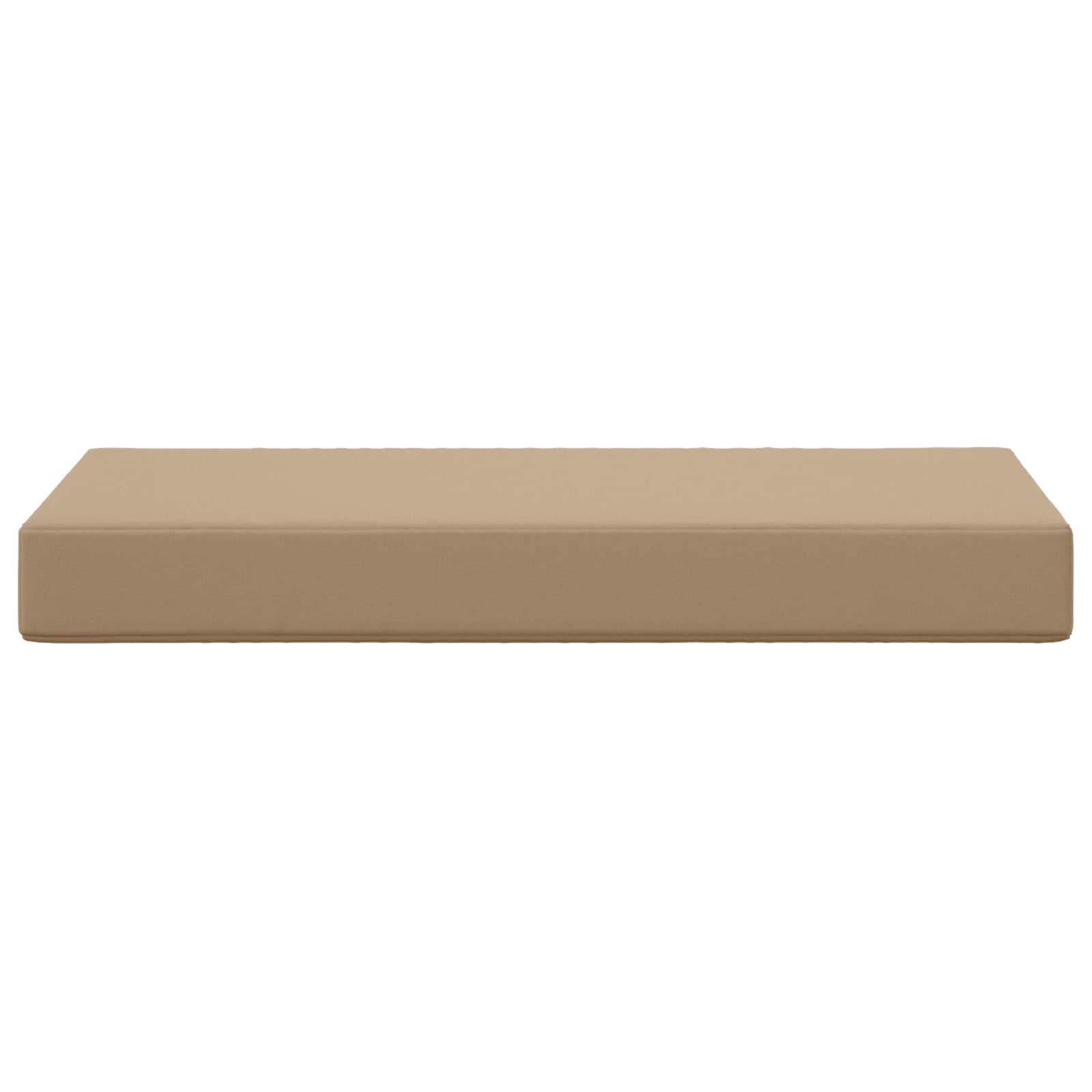 Cuscino da Sedia Esterno 100% Poliestere Tortora 80 x 40 x 8 cm