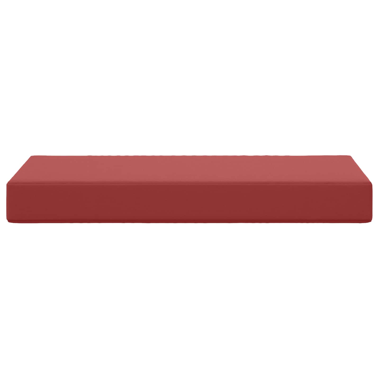 Cuscino da Sedia Esterno 100% Poliestere Rosso vino