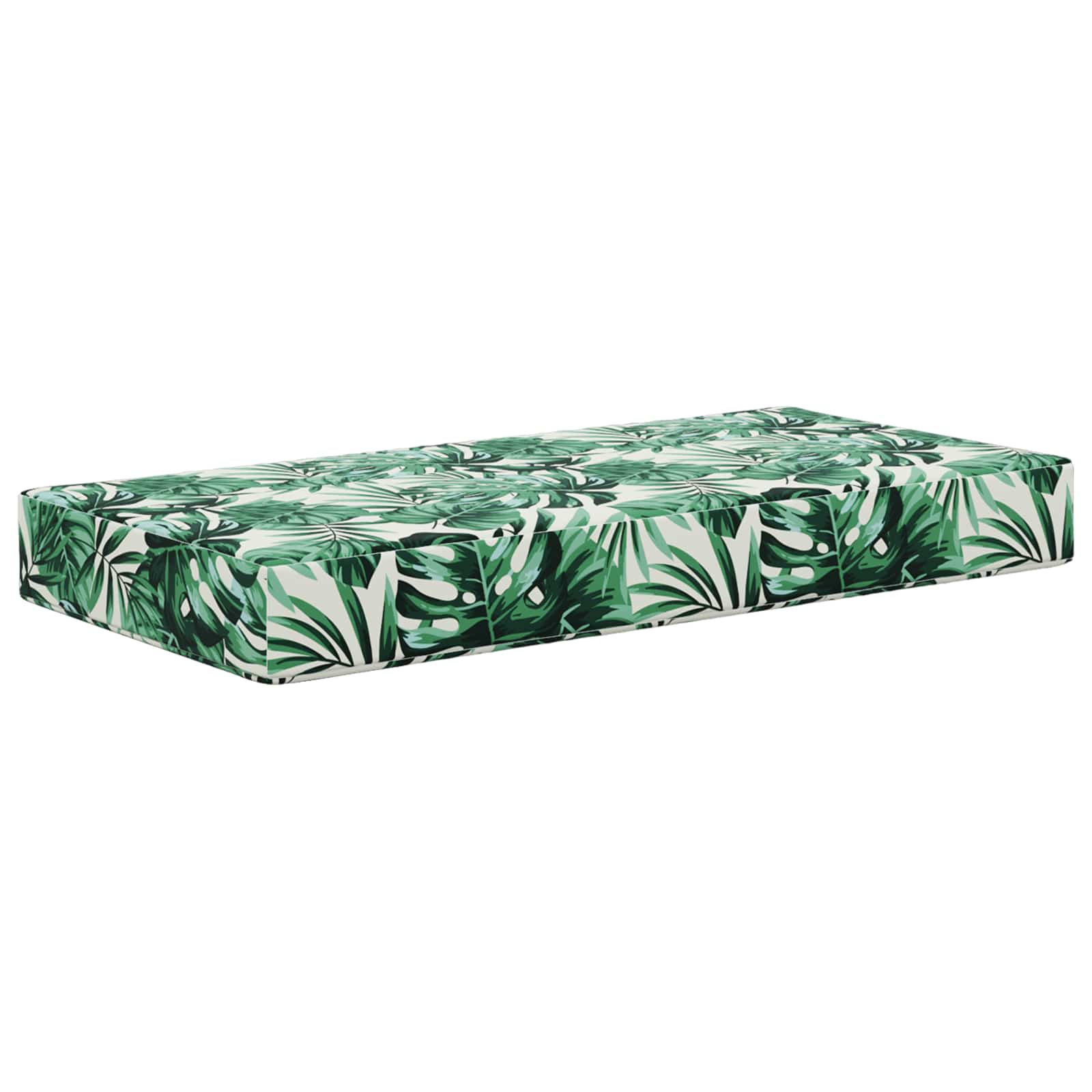 Cuscino da Sedia Esterno 100% Poliestere Fogli tropicali