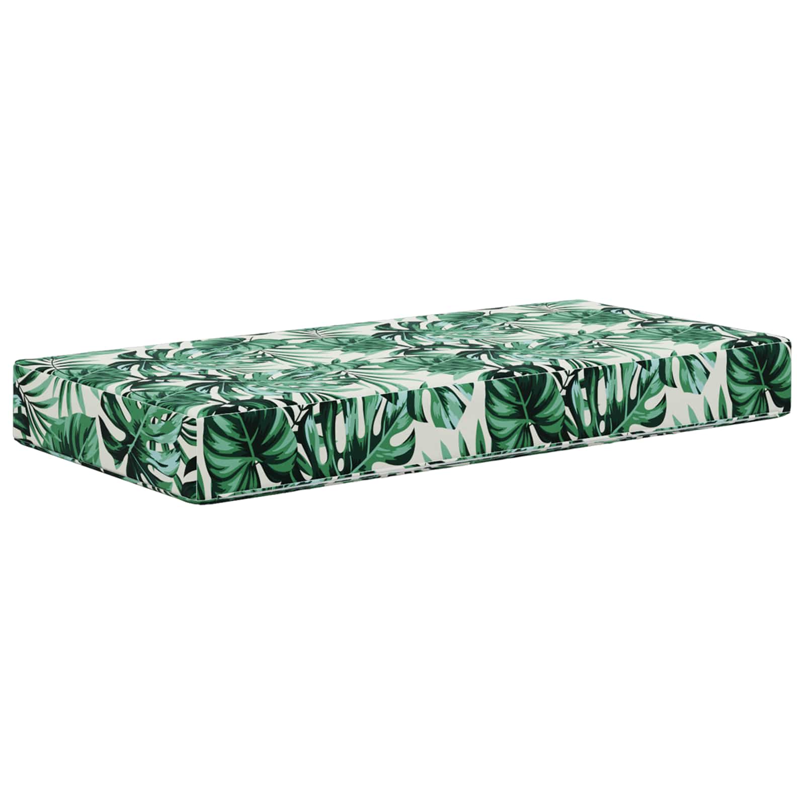 Cuscino da Sedia Esterno 100% Poliestere Fogli tropicali
