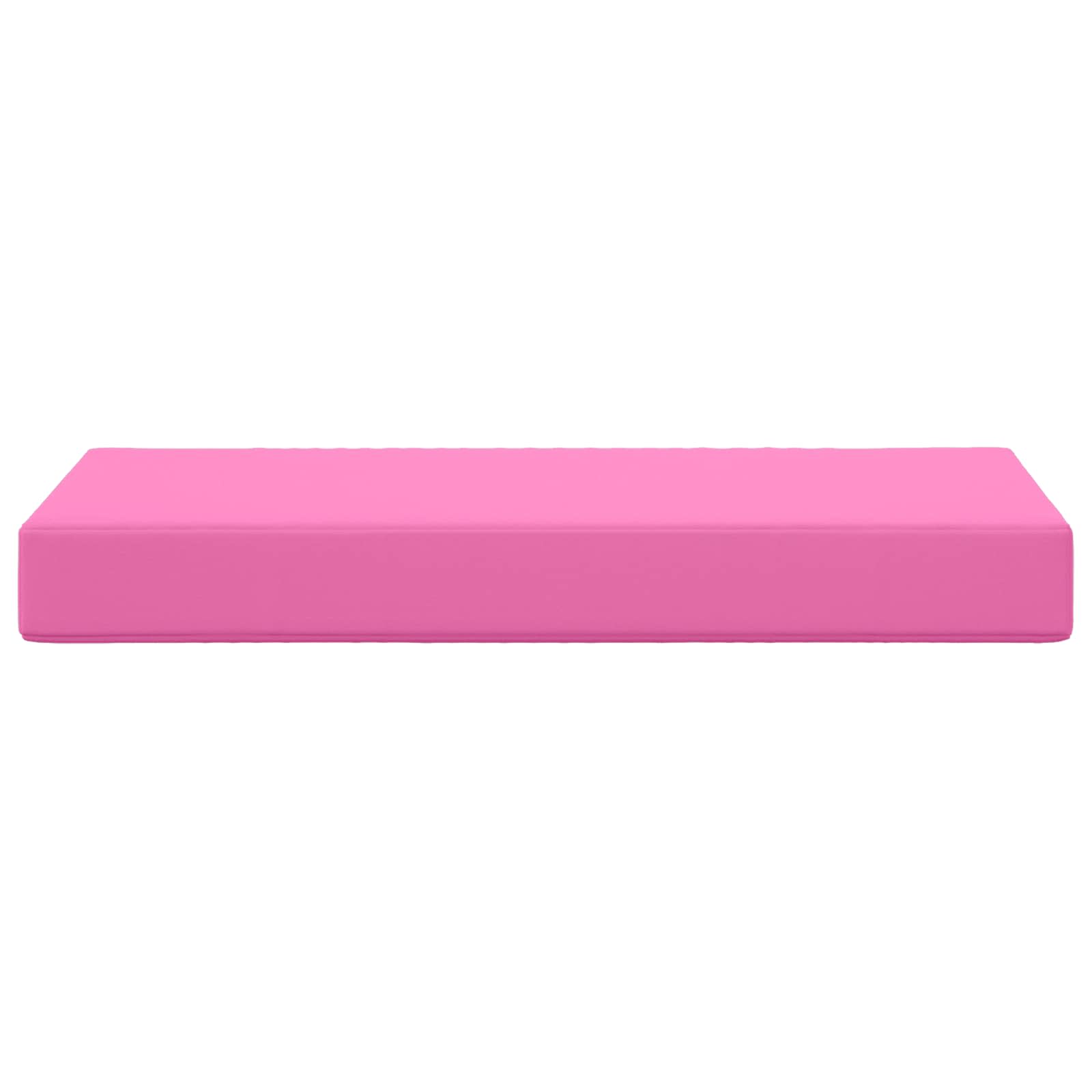 Cuscino da Sedia Esterno 100% Poliestere Rosa 80 x 40 x 8 cm