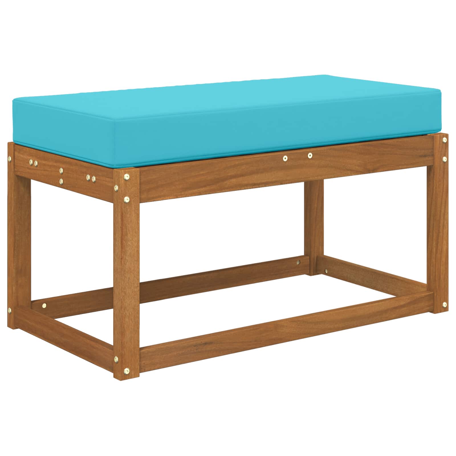 Cuscino da Sedia Esterno 100% Poliestere Turchese