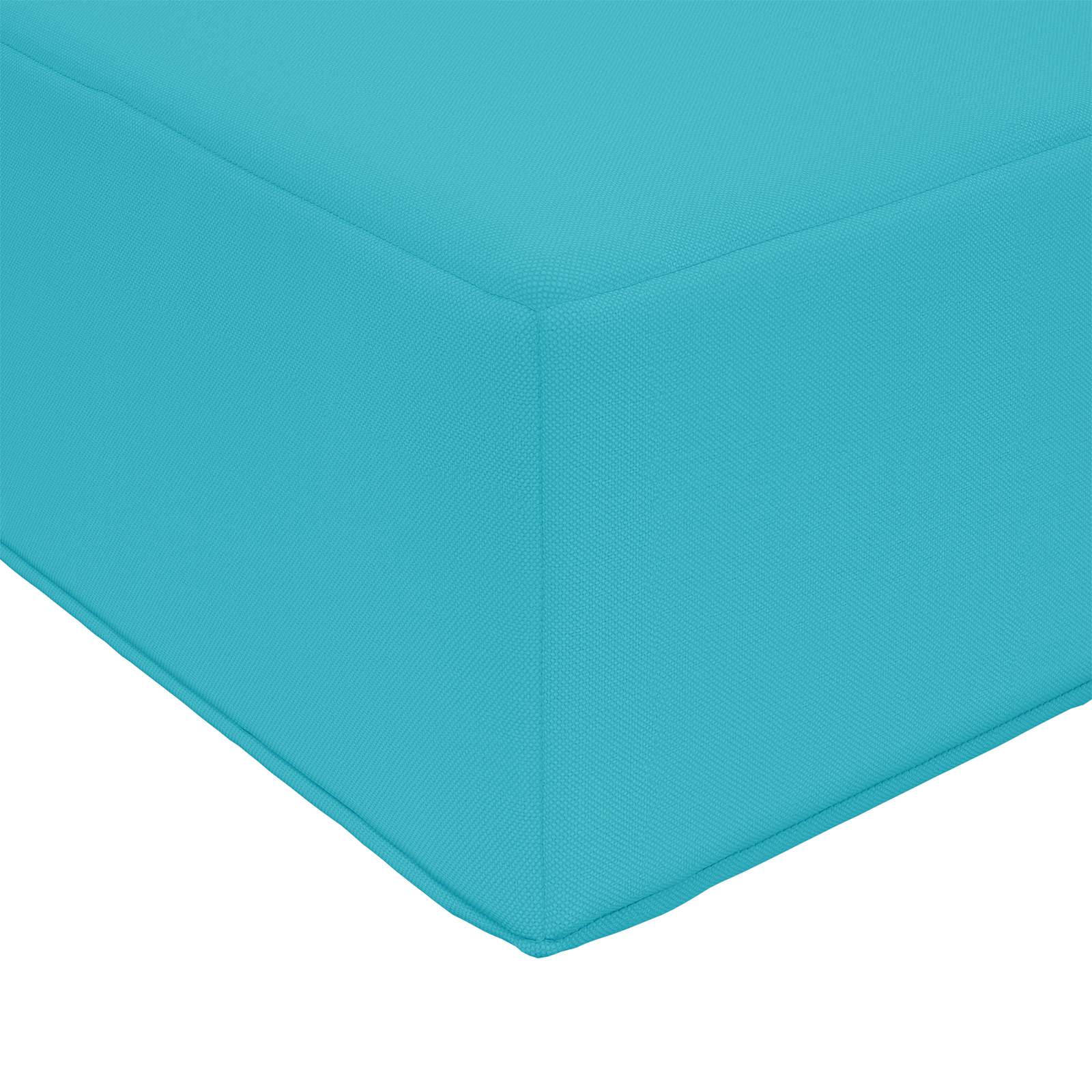 Cuscino da Sedia Esterno 100% Poliestere Turchese